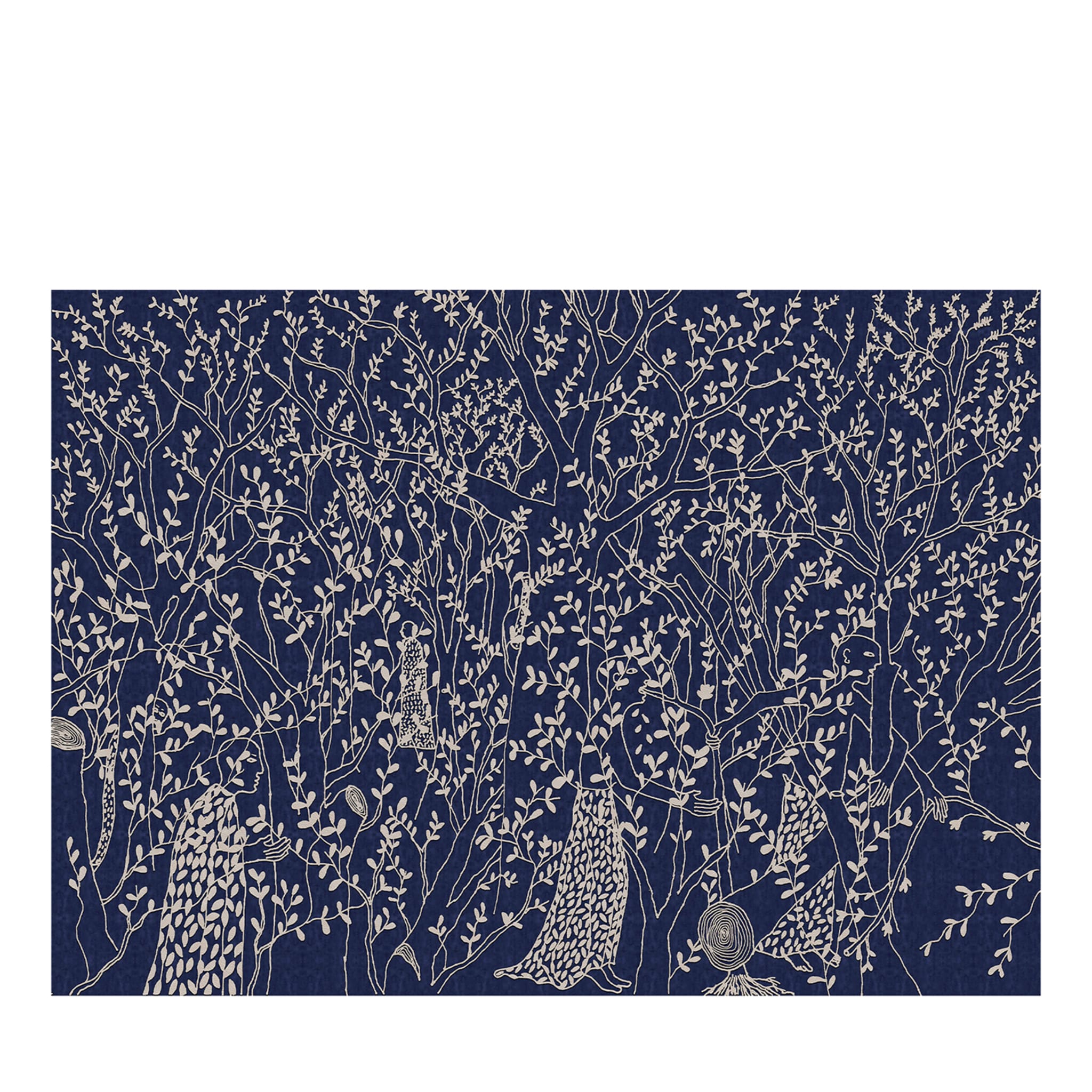 Papier peint texturé Blue Garden Saison 1 - Vue principale