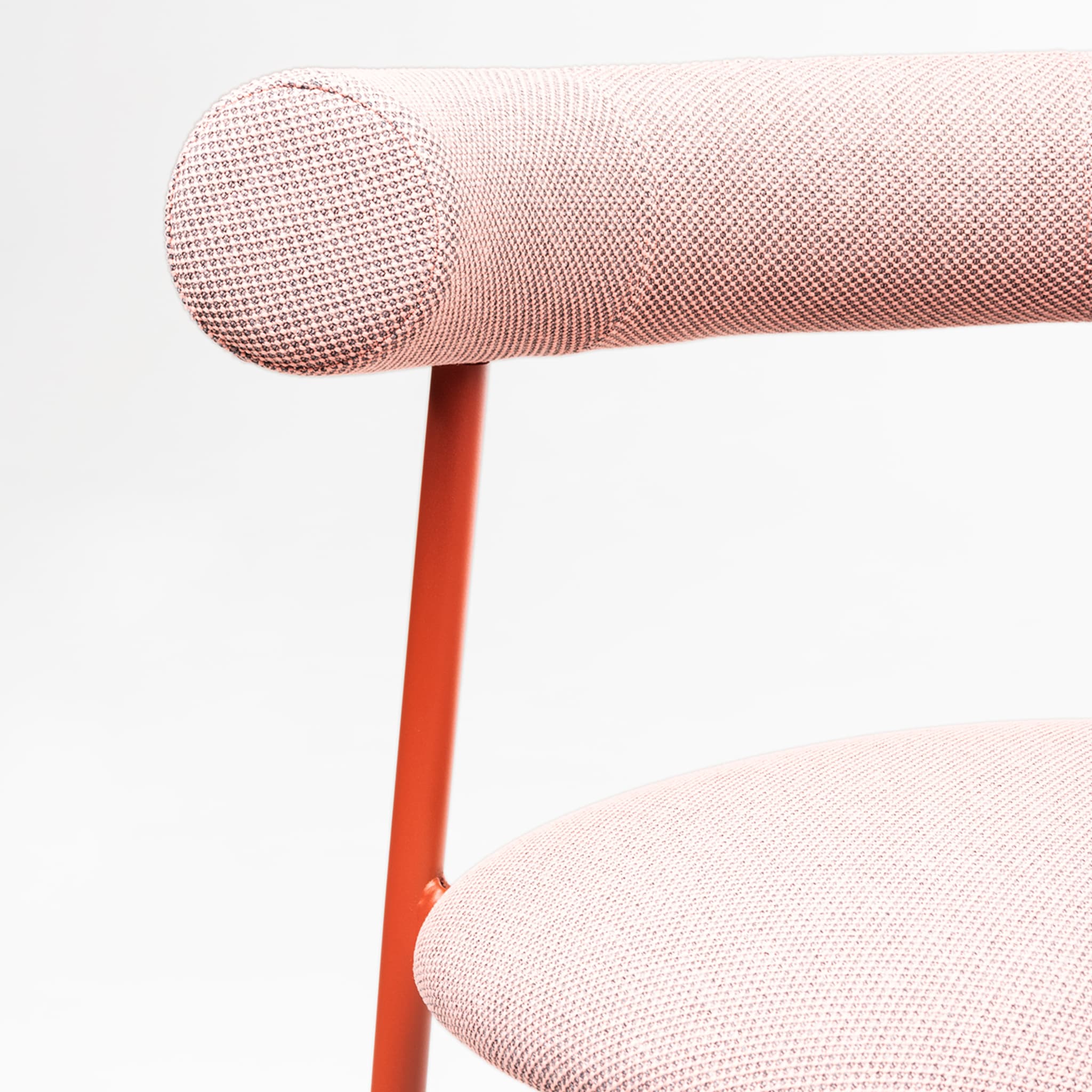Pampa S Pink & Brick-Red Chair by Studio Pastina - Alternative view 3