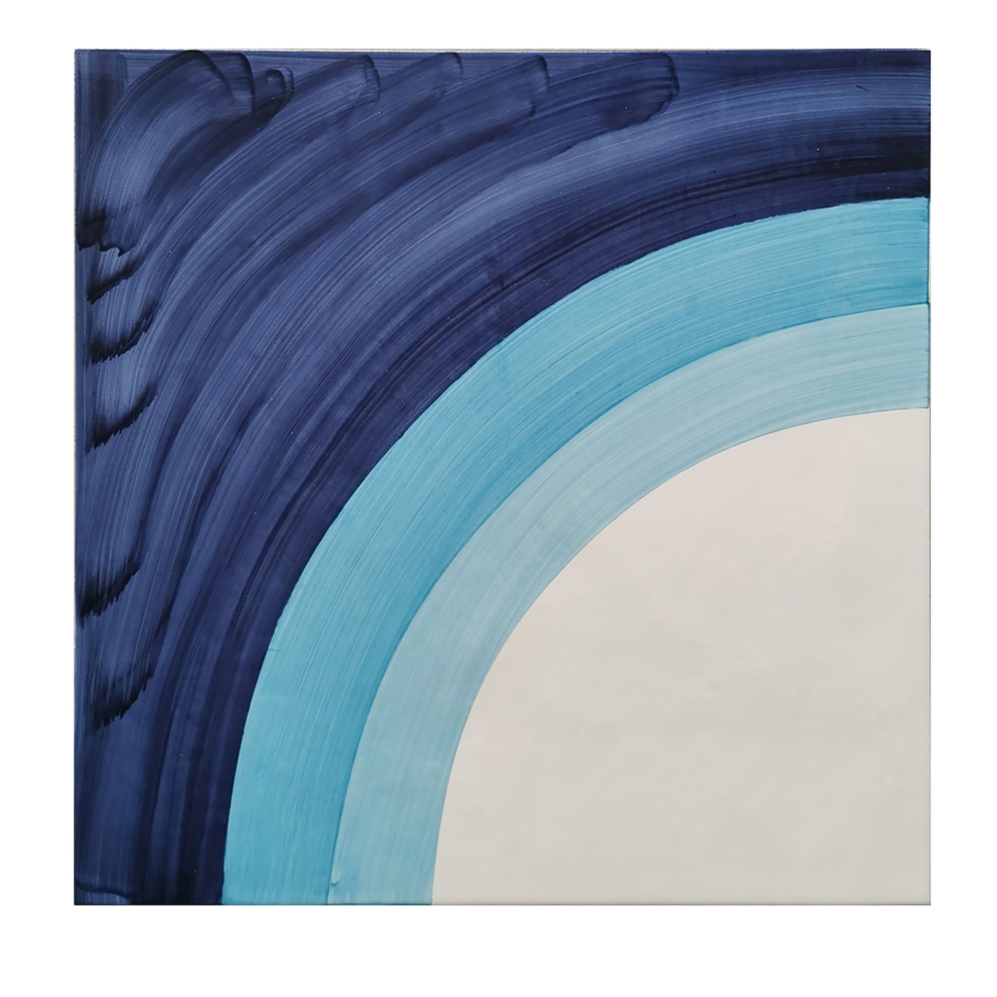 Baldosa cuadrada azul y blanca Baleno - Vista principal