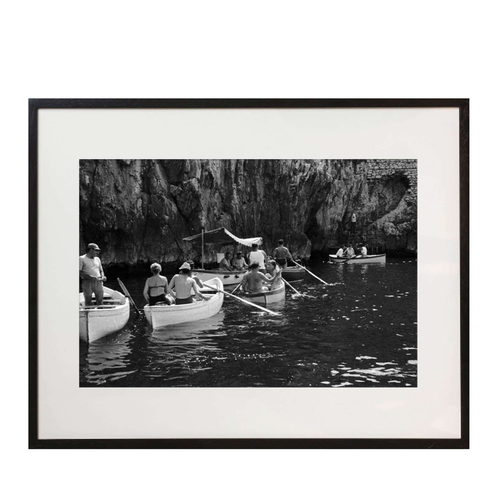 Boat Queue Framed Print by Nocella - Main view