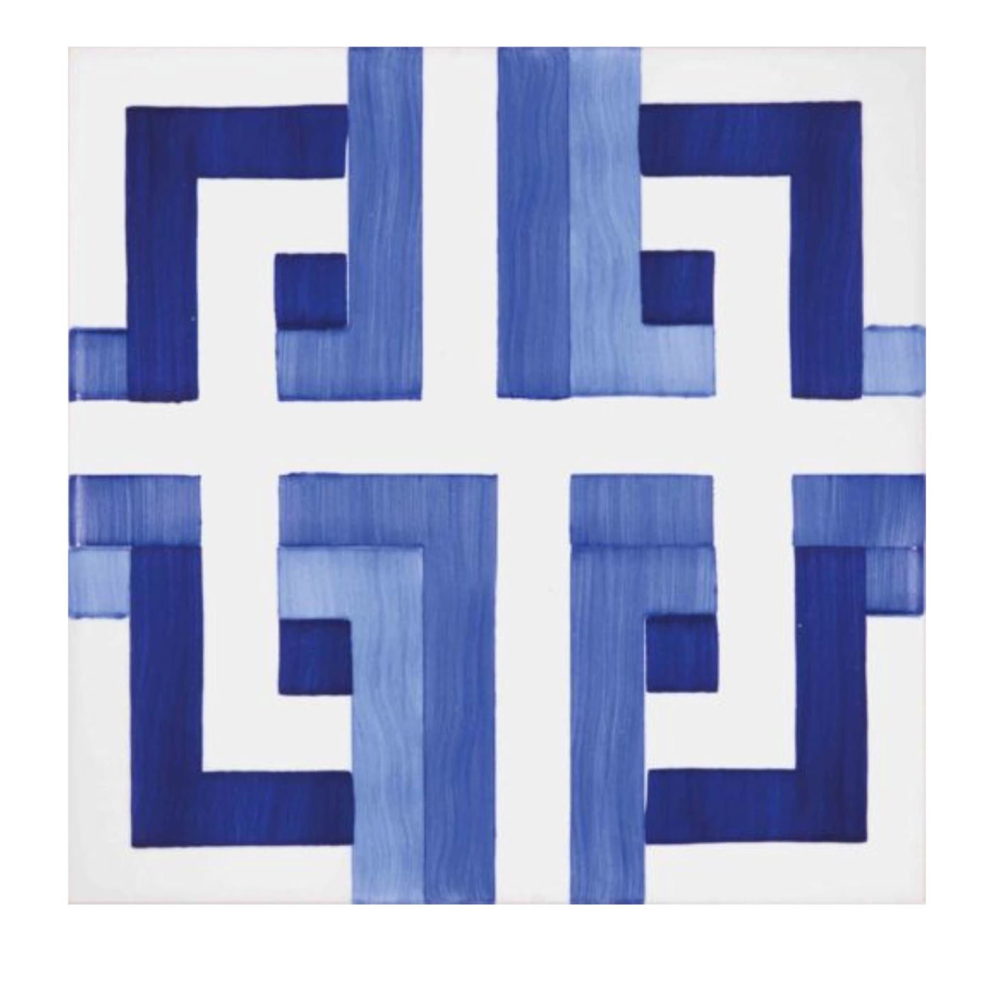 Set of 25 Bauhaus Blue Type 14 Tiles - Main view