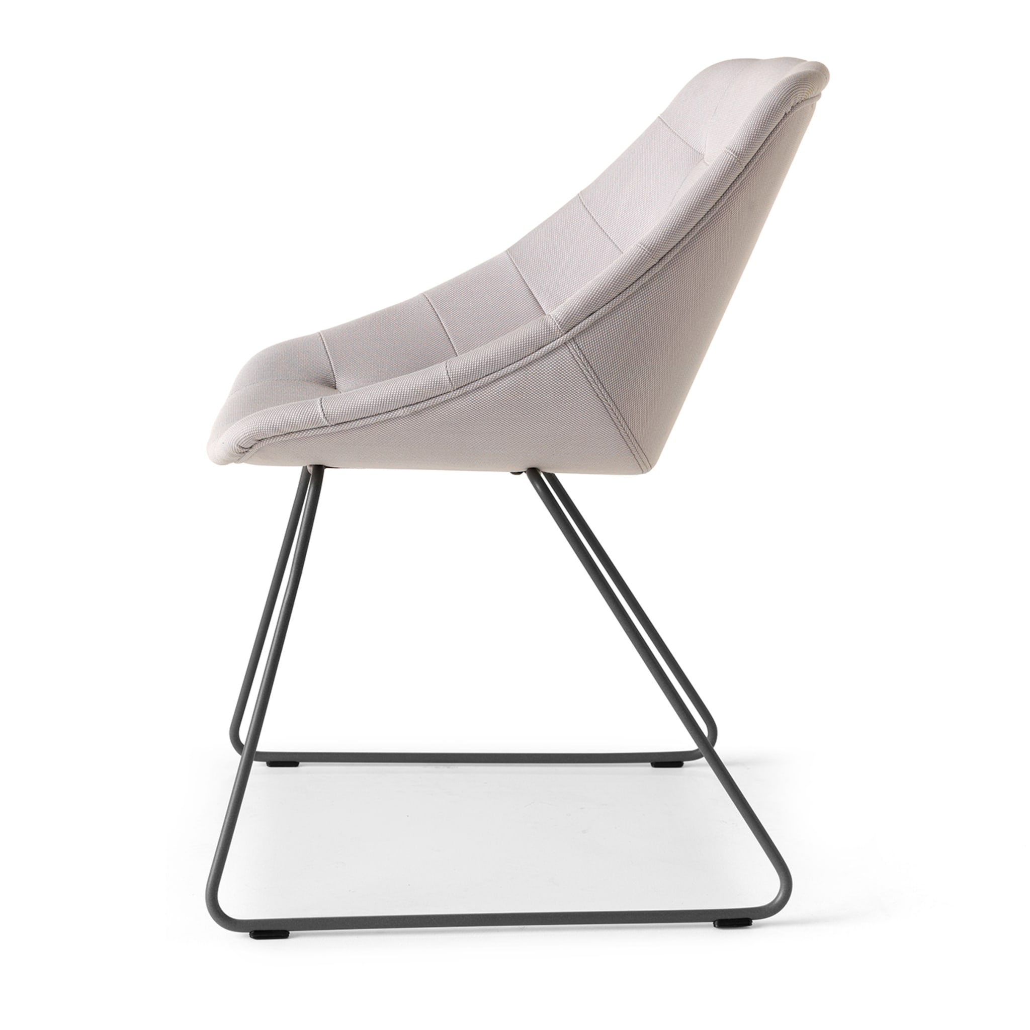 Miss Lily Grey Sled Armchair - Alternative view 1