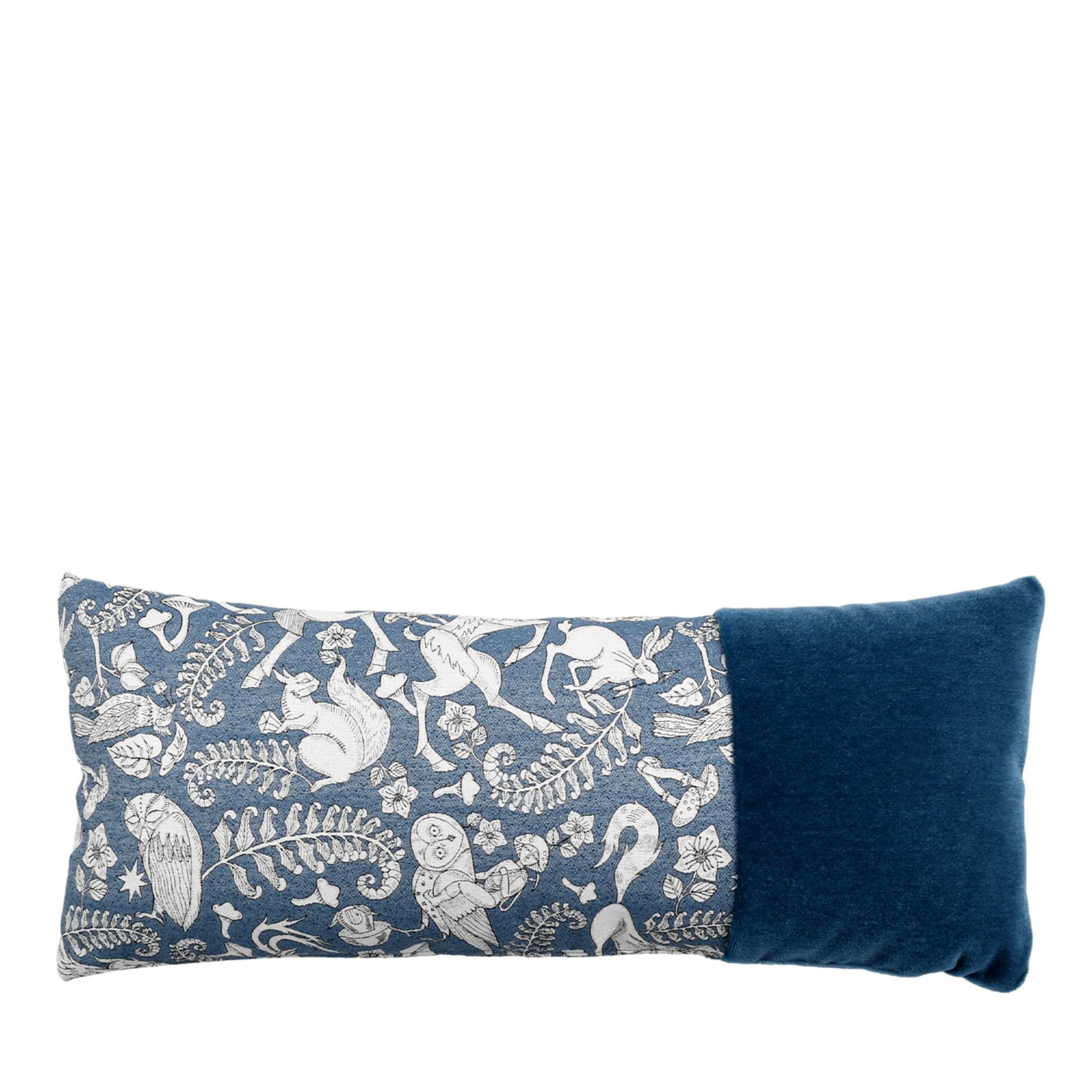 Rectangular Simple Cushion in Montagna Magica jacquard fabric - Main view