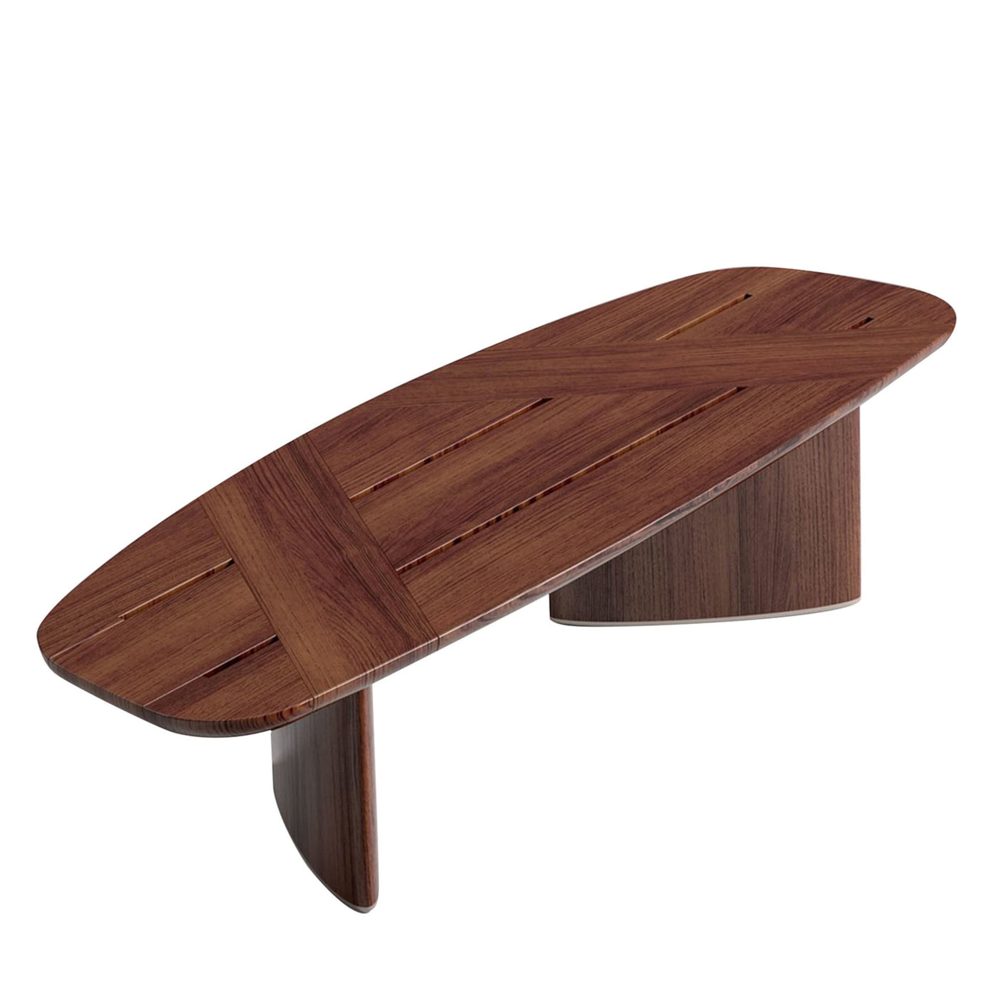 Wood Rectangular Coffee Table  - Main view