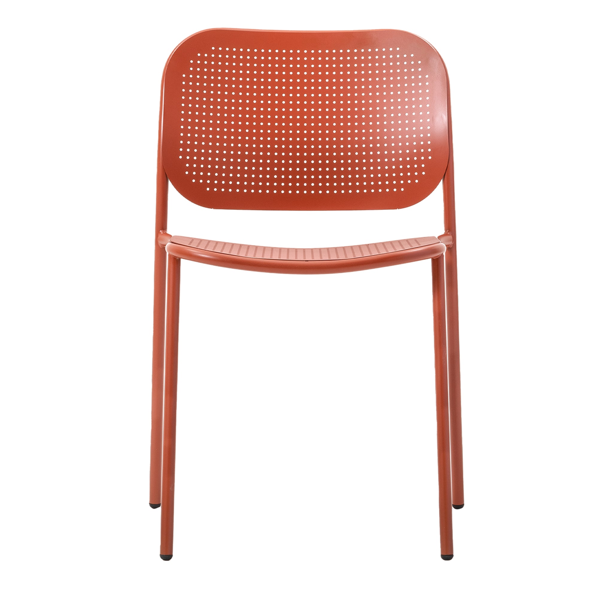 0170-CB Metis Dot Red Chair By Studio Gabbertas - Main view