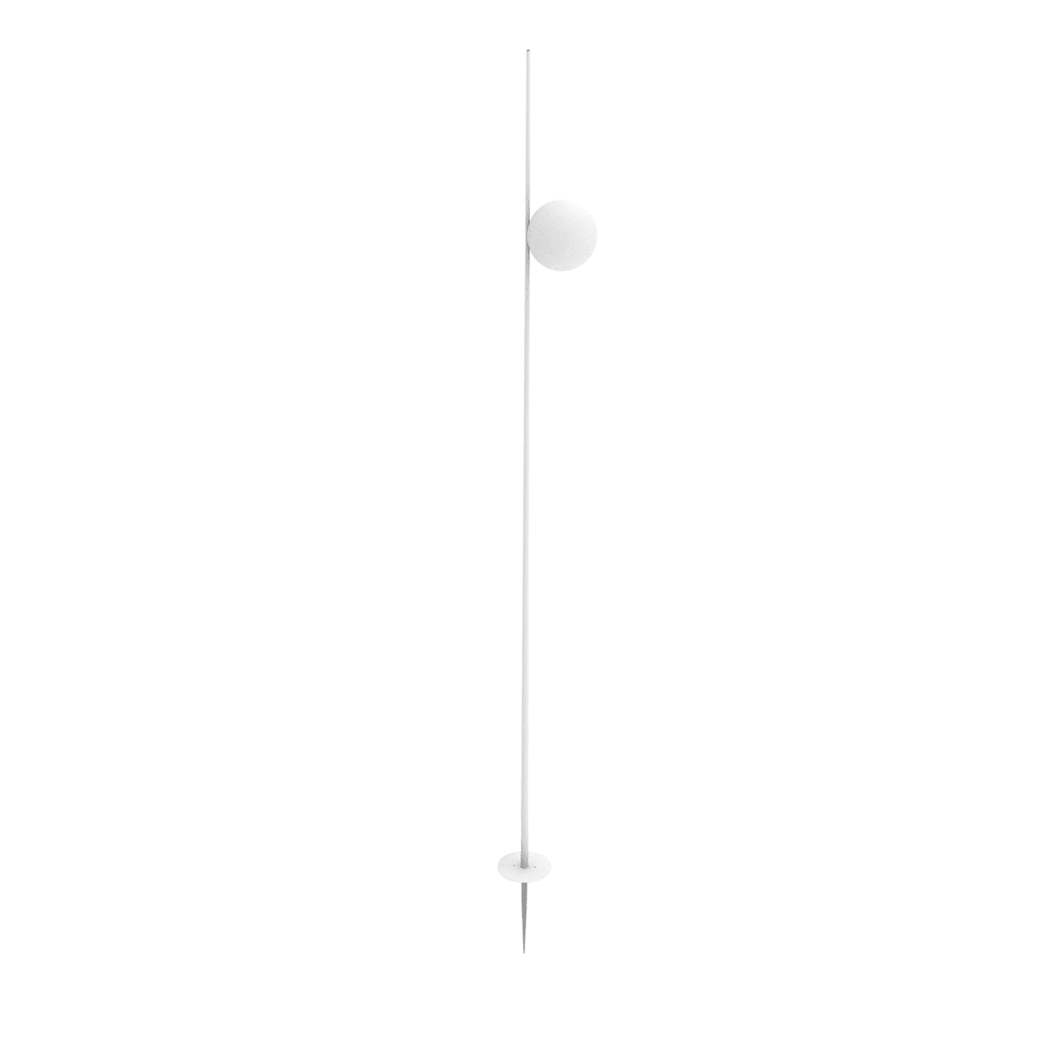 Atmosphere Medium White Outdoor Floor Lamp #1 - Vue principale