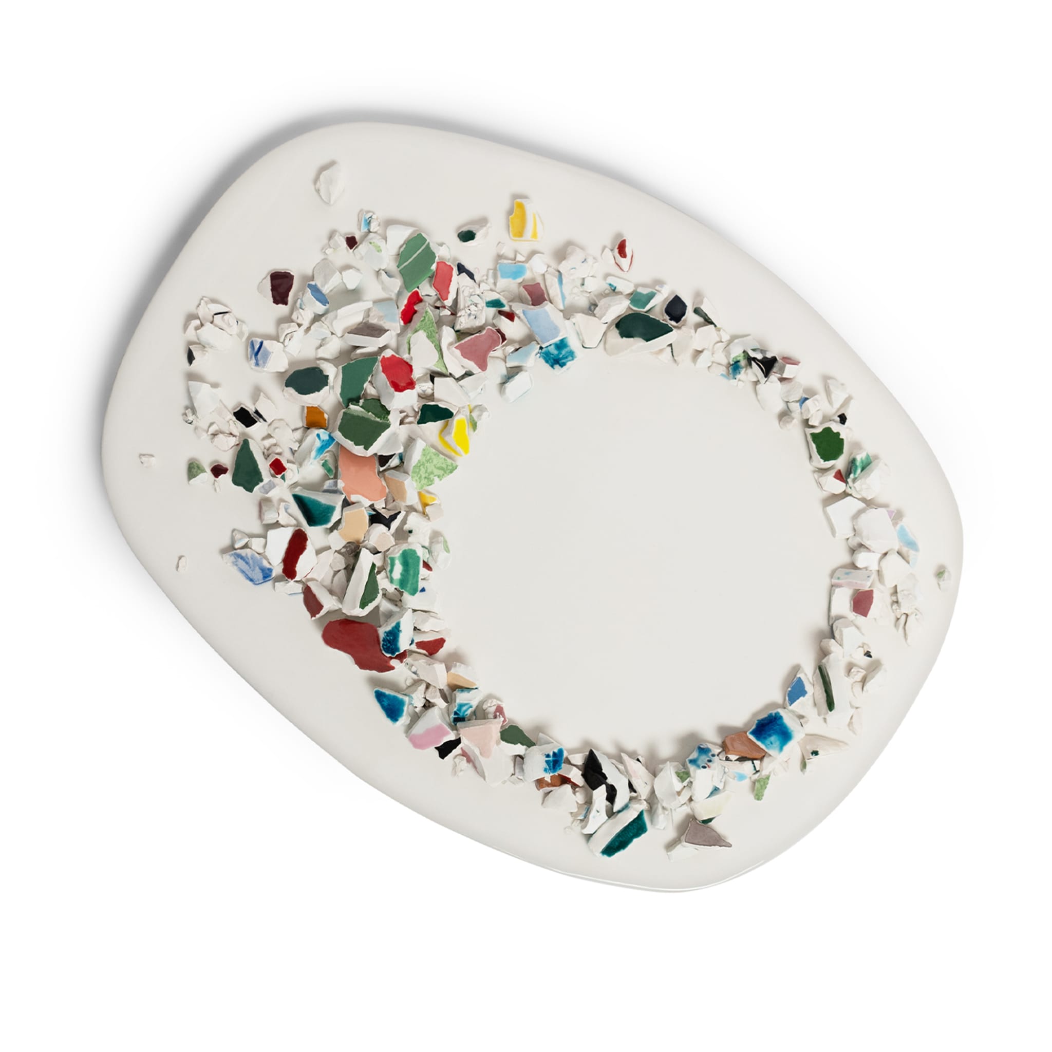 Oval Centerpiece with Polychrome Fragments by Duccio Maria Gambi - Alternative view 1