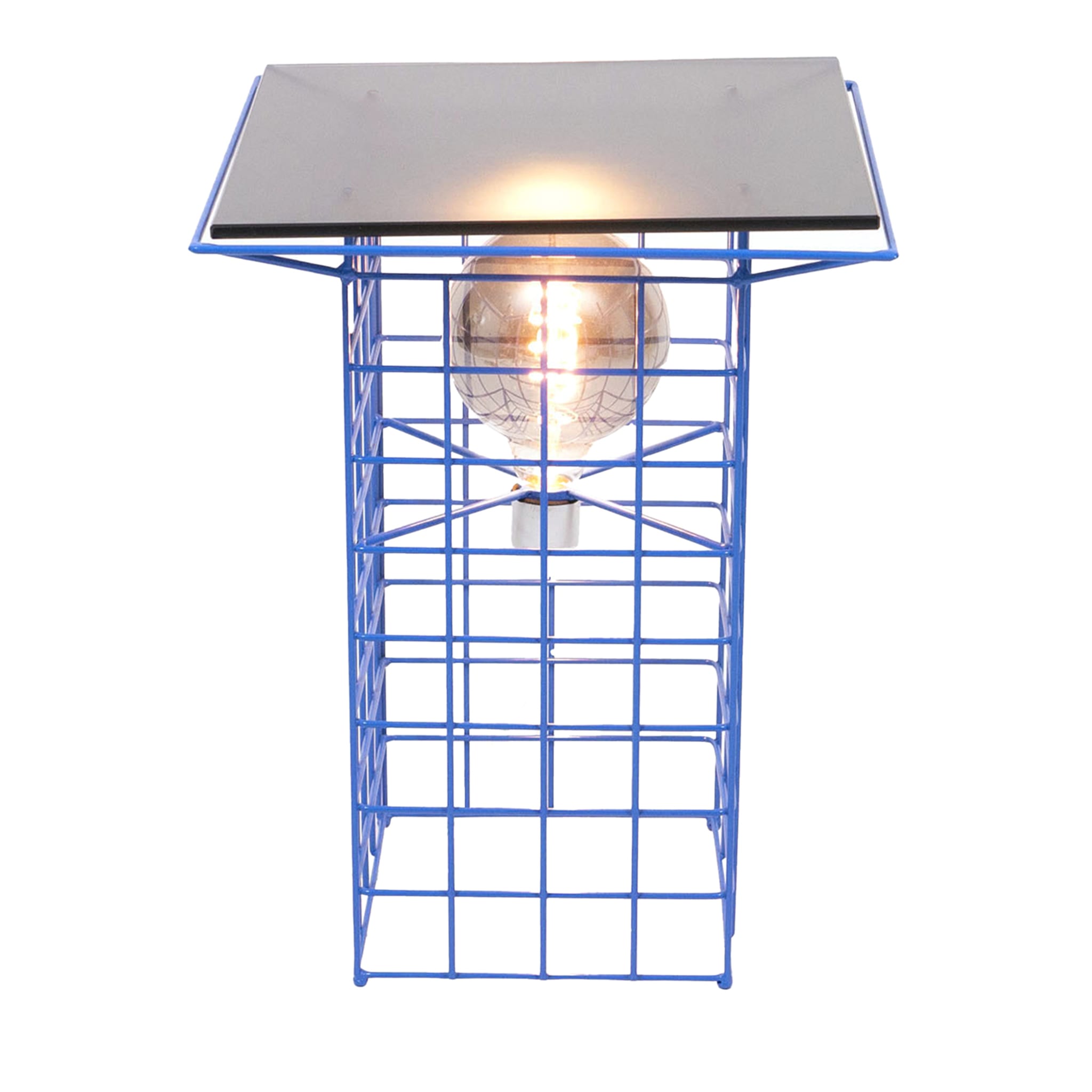 Krid Blue Table & Lamp Combo By Clémence Seilles - Main view