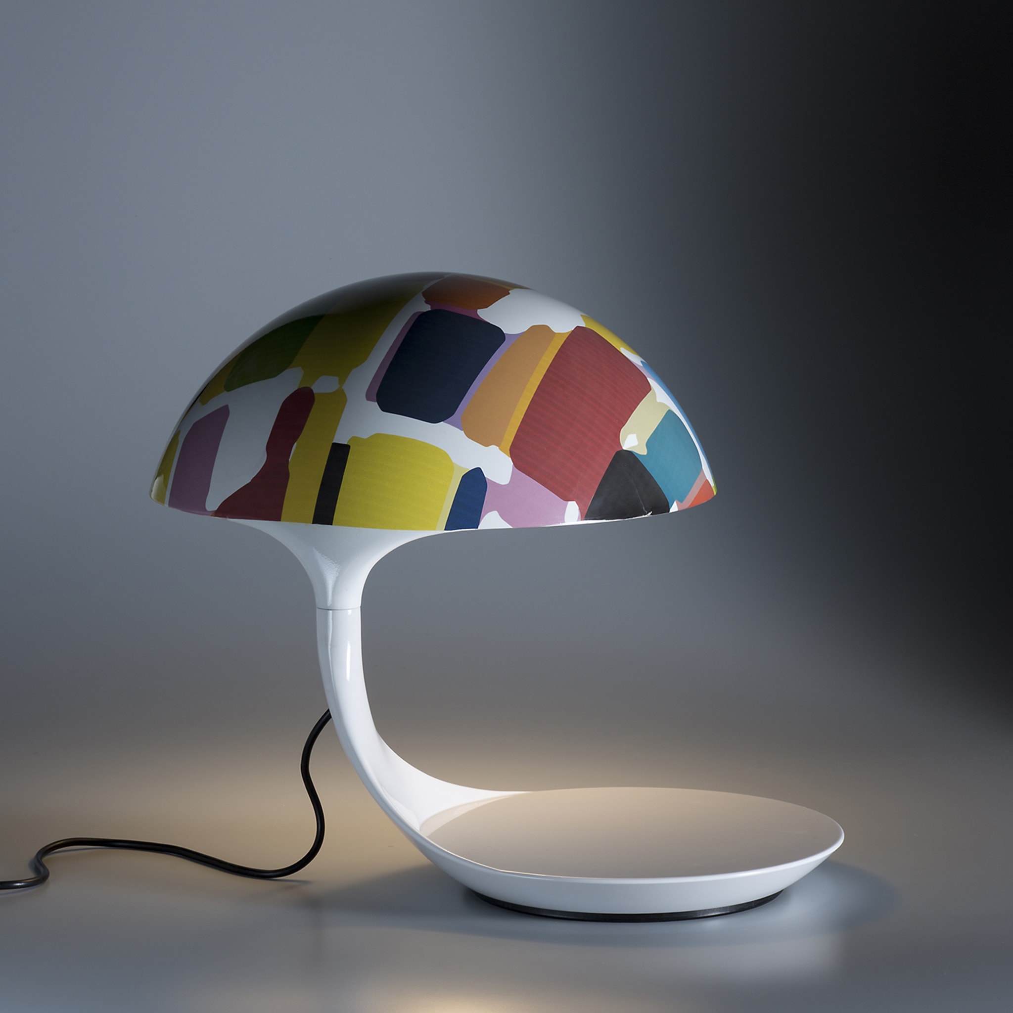 Cobra Texture Polychrome Table Lamp by Michel Bouquillon - Alternative view 1