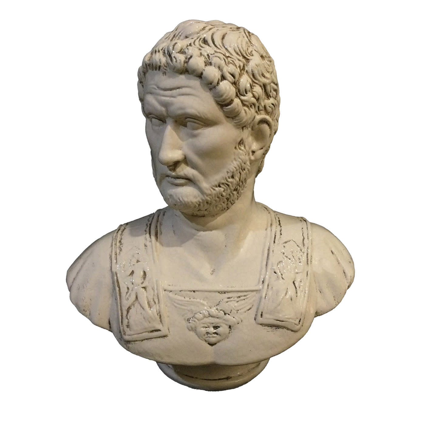 Hadrian Emperor Bust - Ceramiche Corsini
