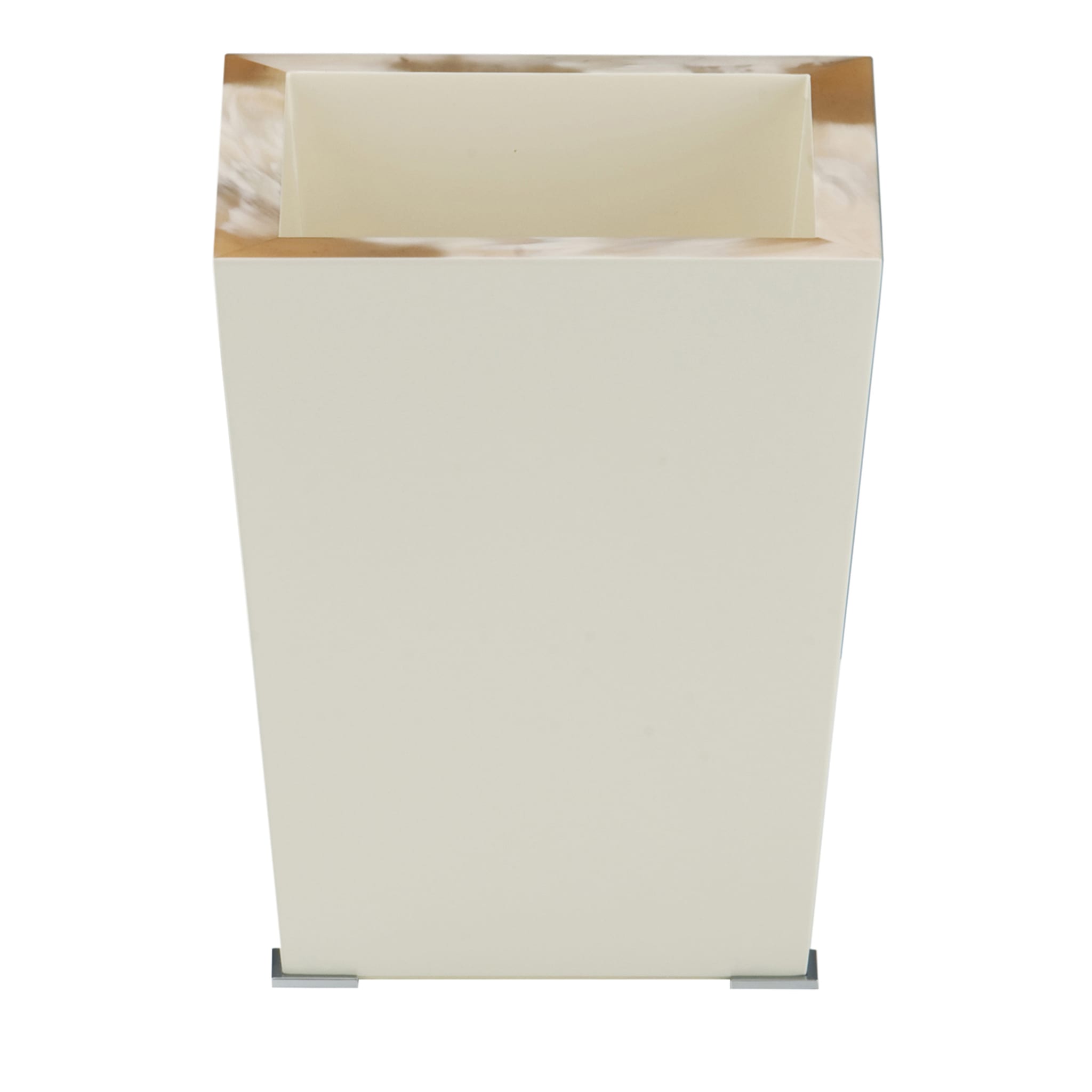 Fedro Ivory Bin with Horn Insert - Vue principale
