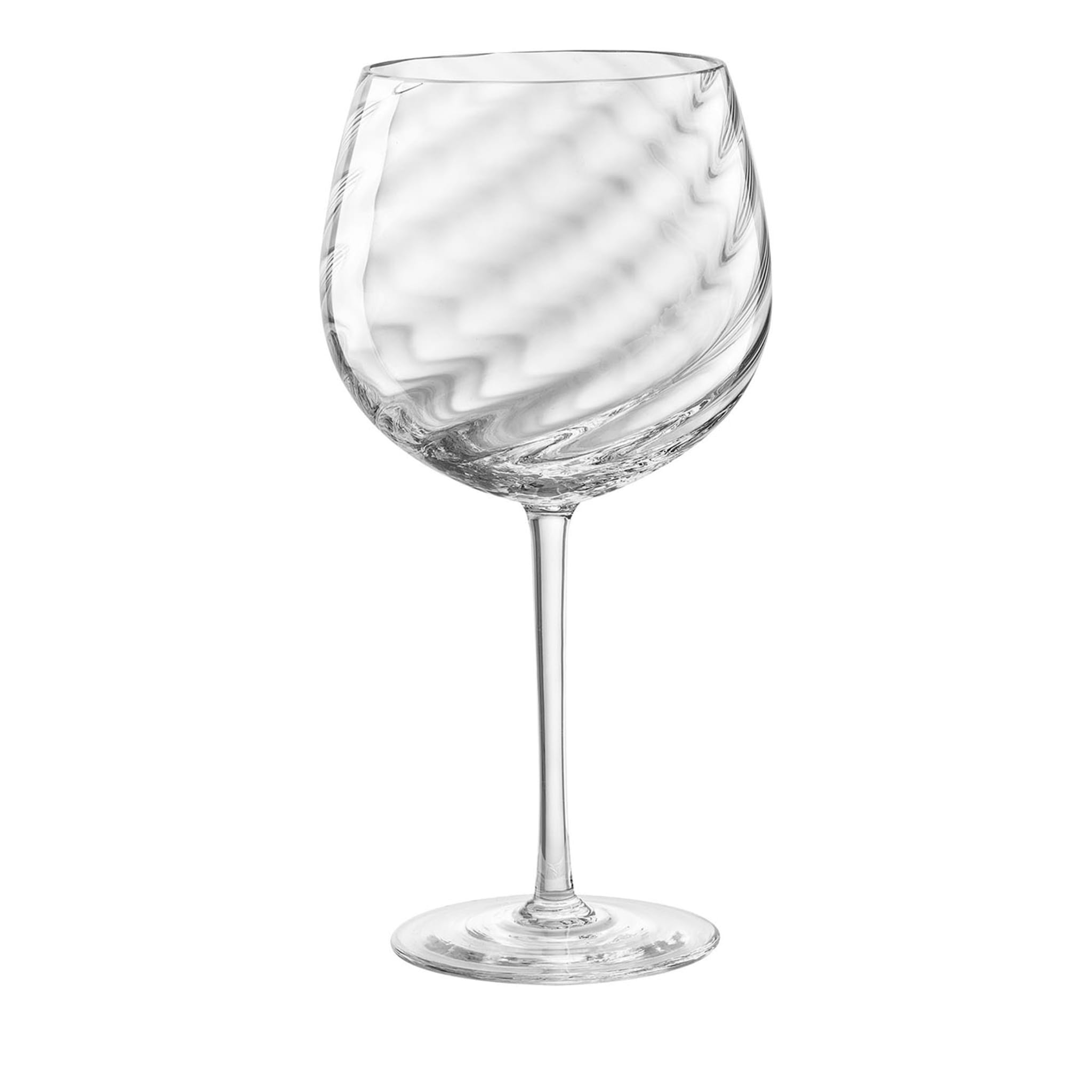 Bicchiere da vino rosso trasparente Tolomeo Ottico Torsé - Vista principale