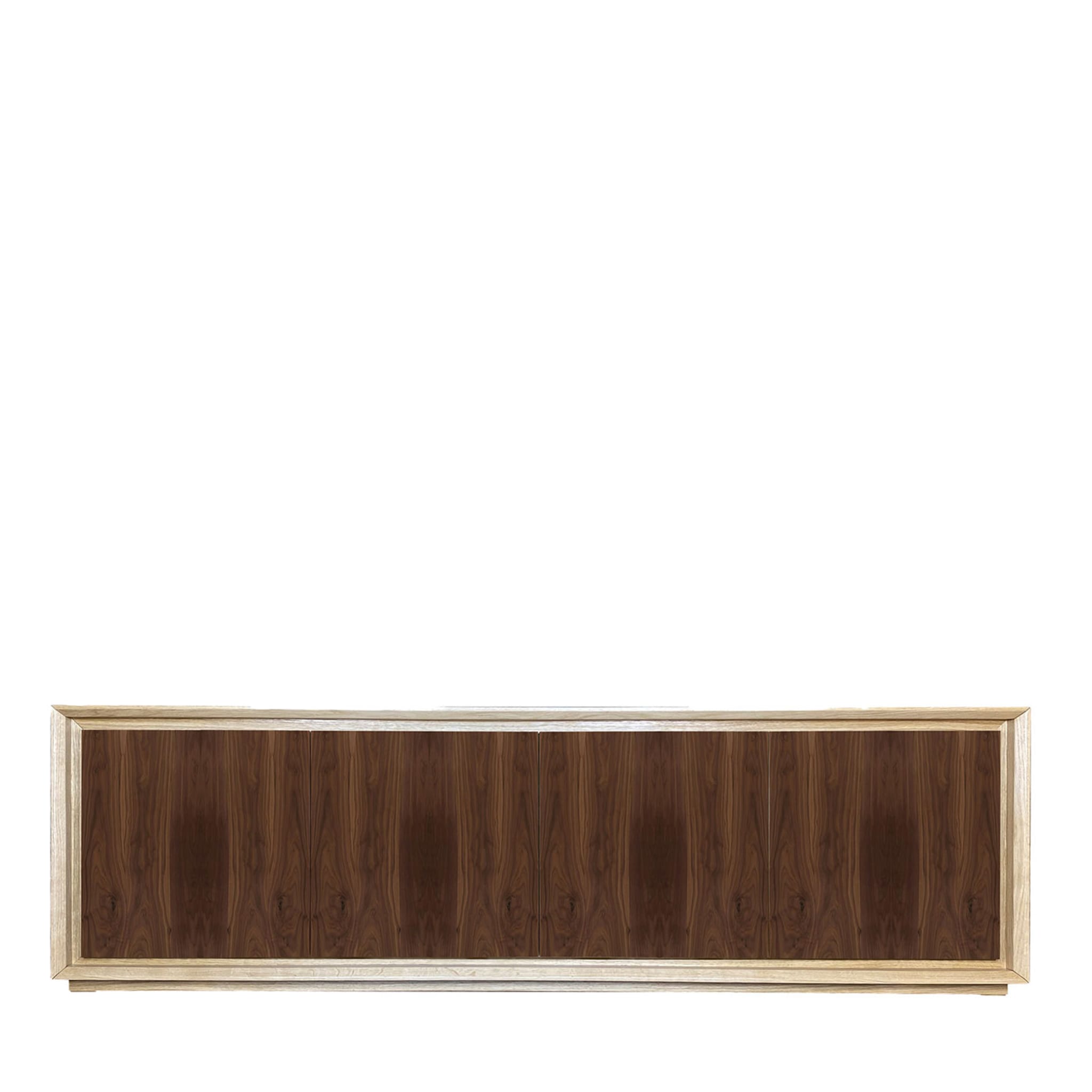Canaletto 4-türiges Sideboard aus Nussbaum und Durmast von Mascia Meccani - Hauptansicht