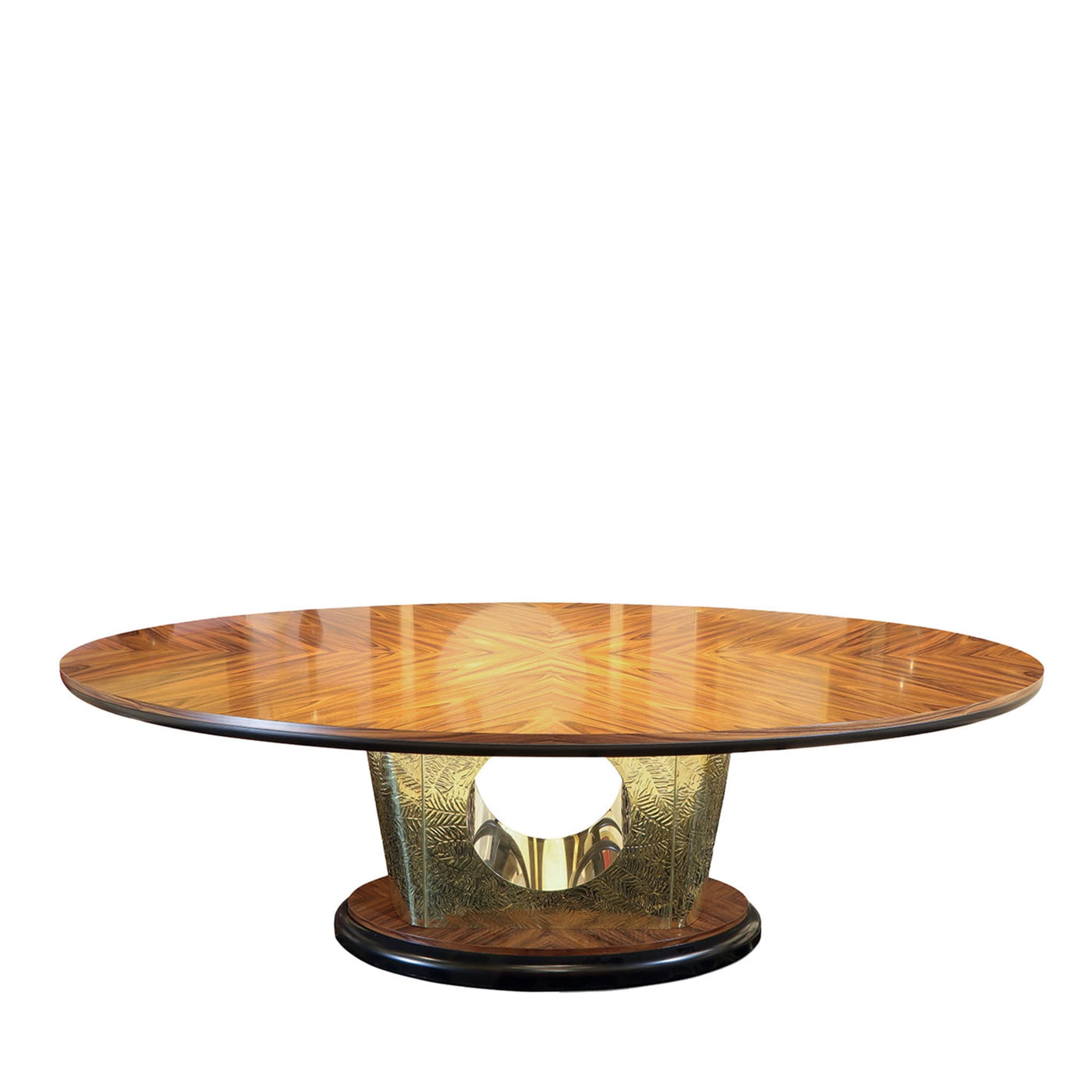 Table ovale Santos en bois de rose  - Vue principale