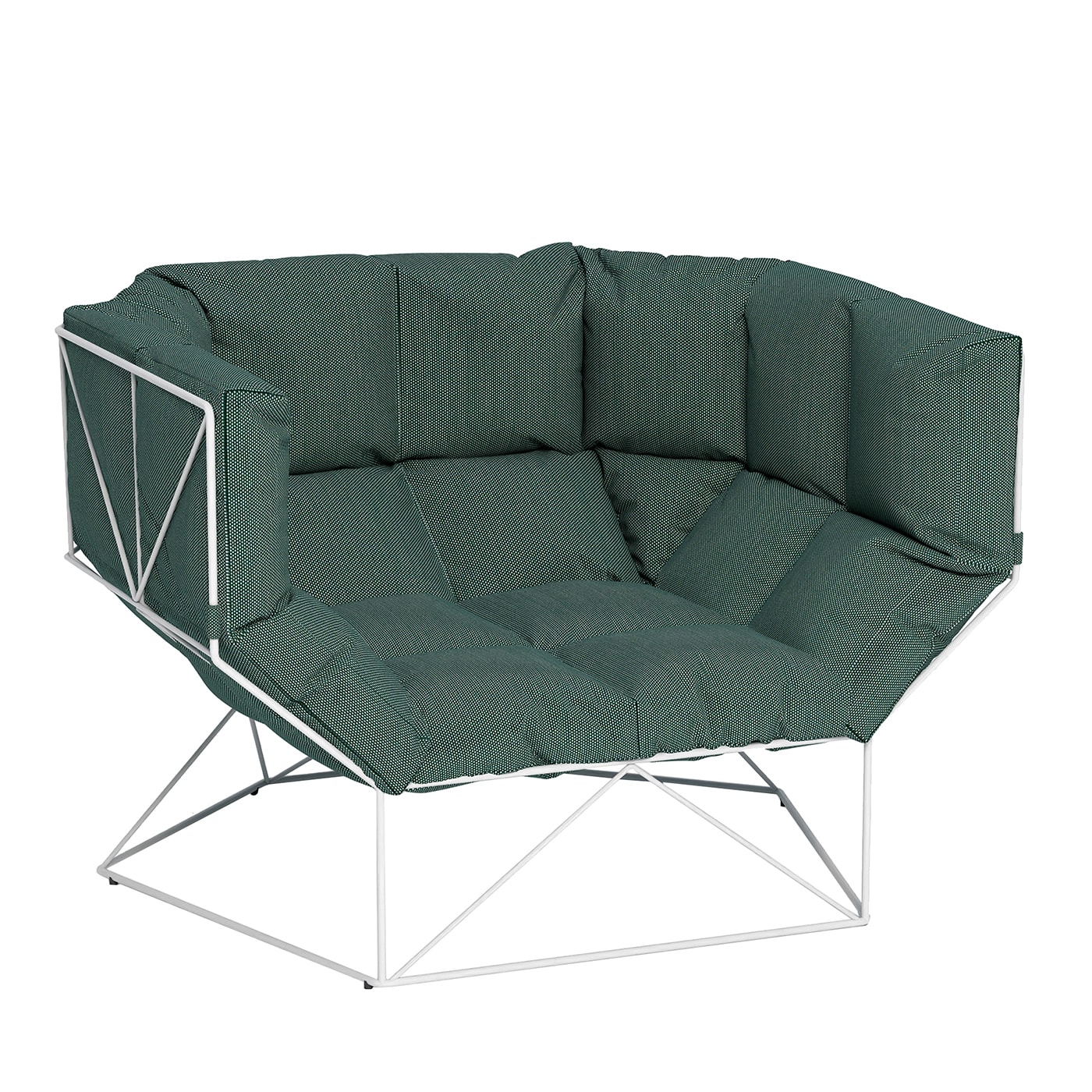 Foxhole 120 Alpine Green Armchair by Nathan Yong - spHaus