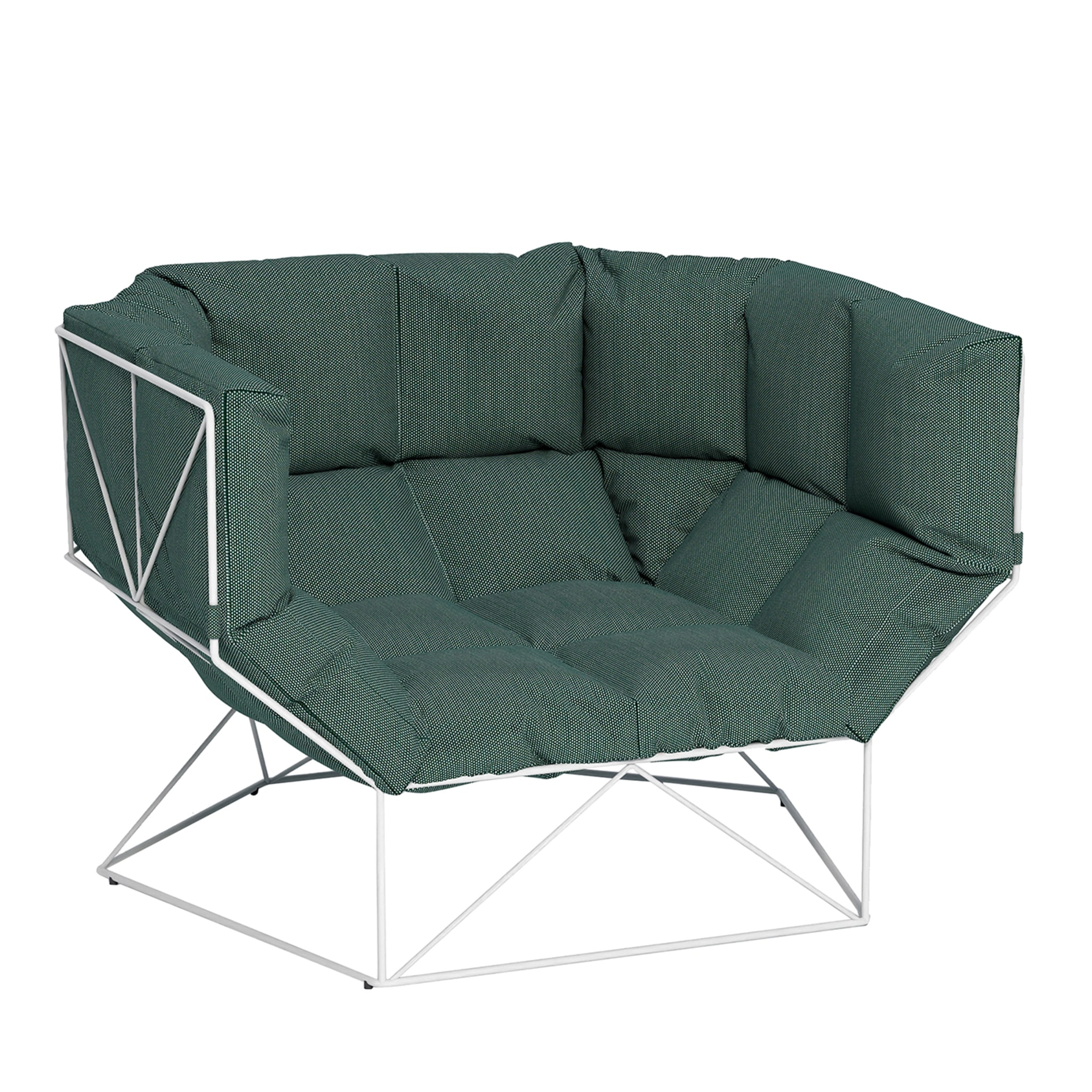 Foxhole 120 Alpine Green Armchair by Nathan Yong - Main view