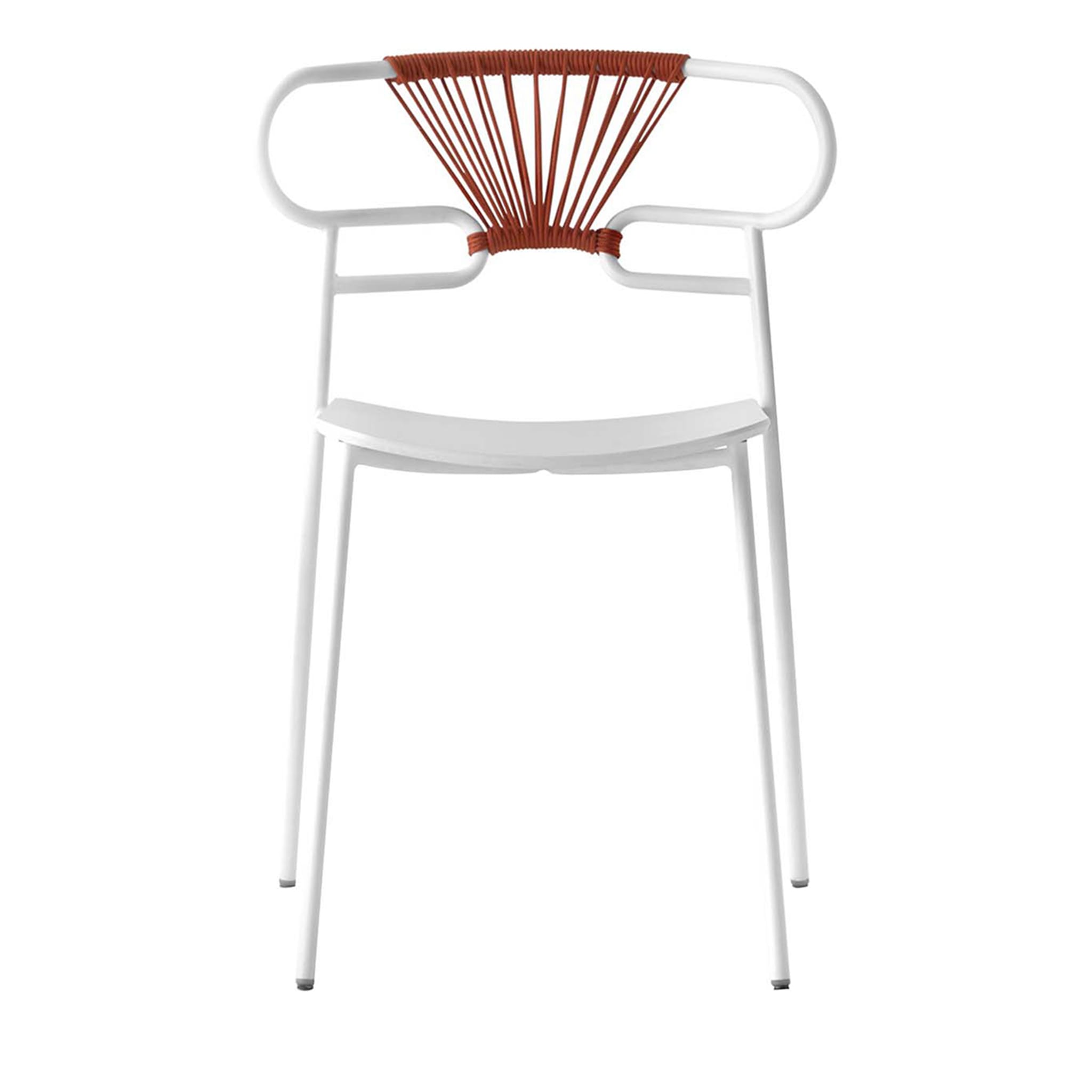 Genoa White Chair by Cesare Ehr - Main view
