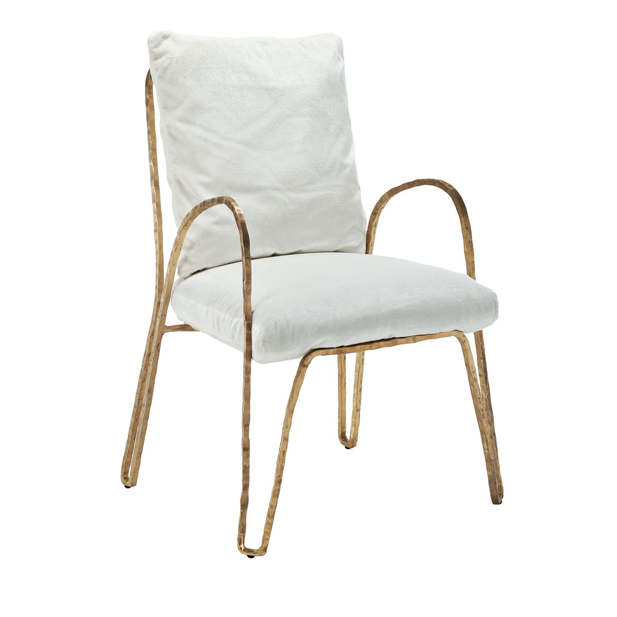 Moonlight White and Gold High Chair - Main view