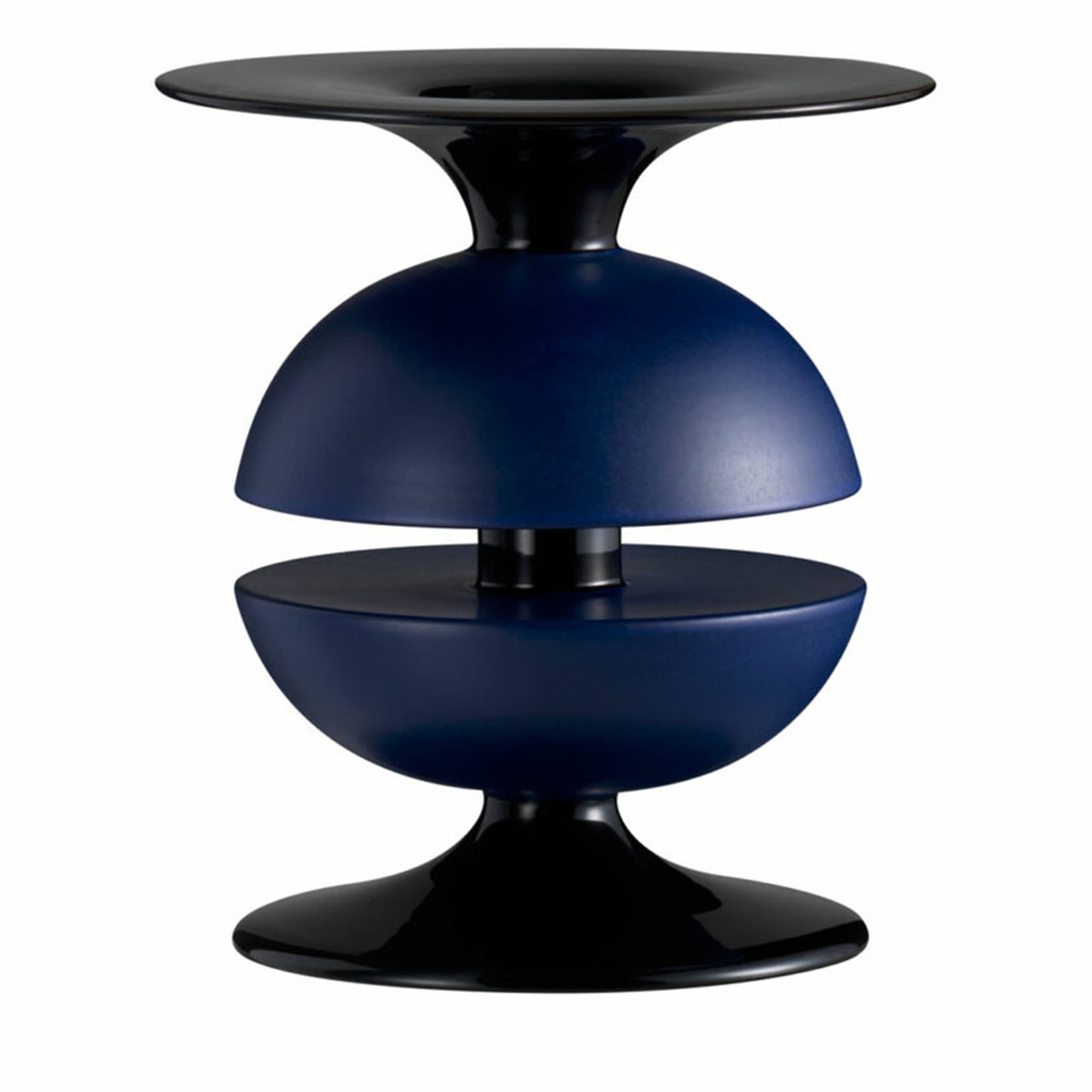 Atmosphère Black and Blue Vase - Main view
