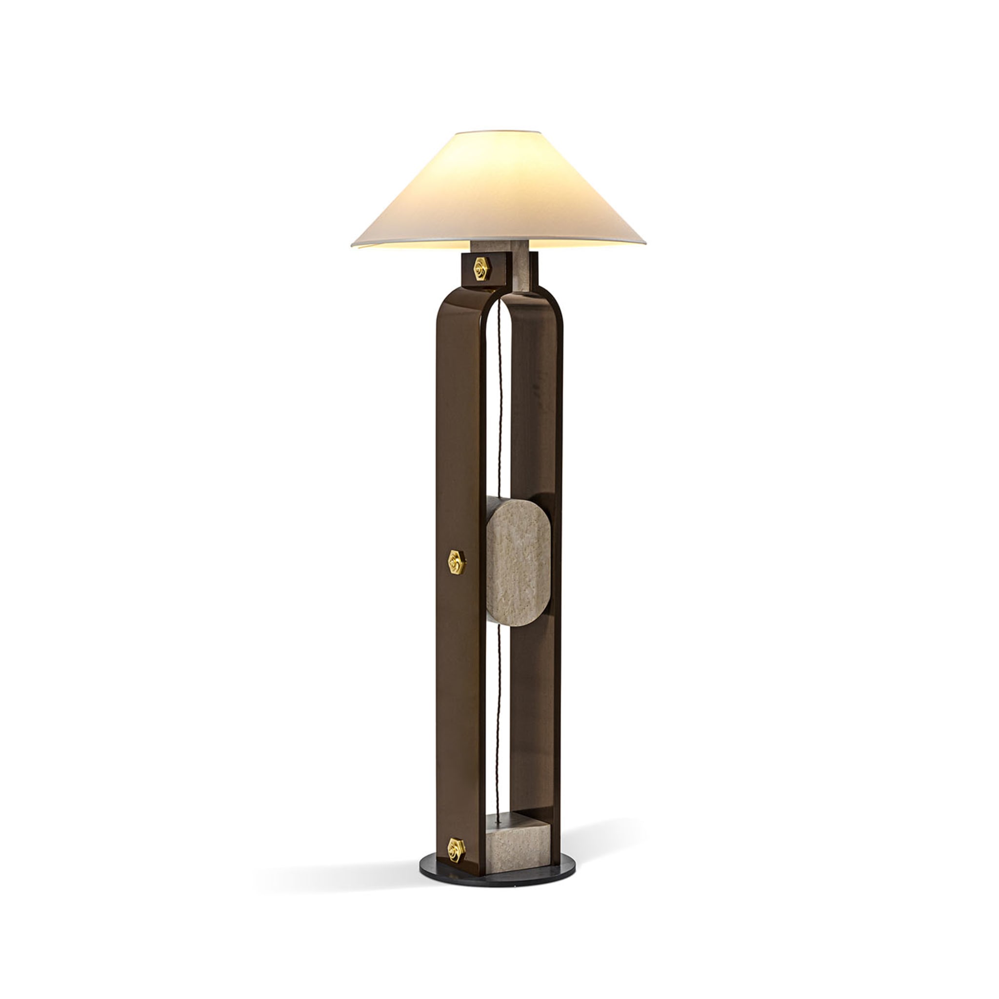 Stehlampe aus Holz - Alternative Ansicht 1