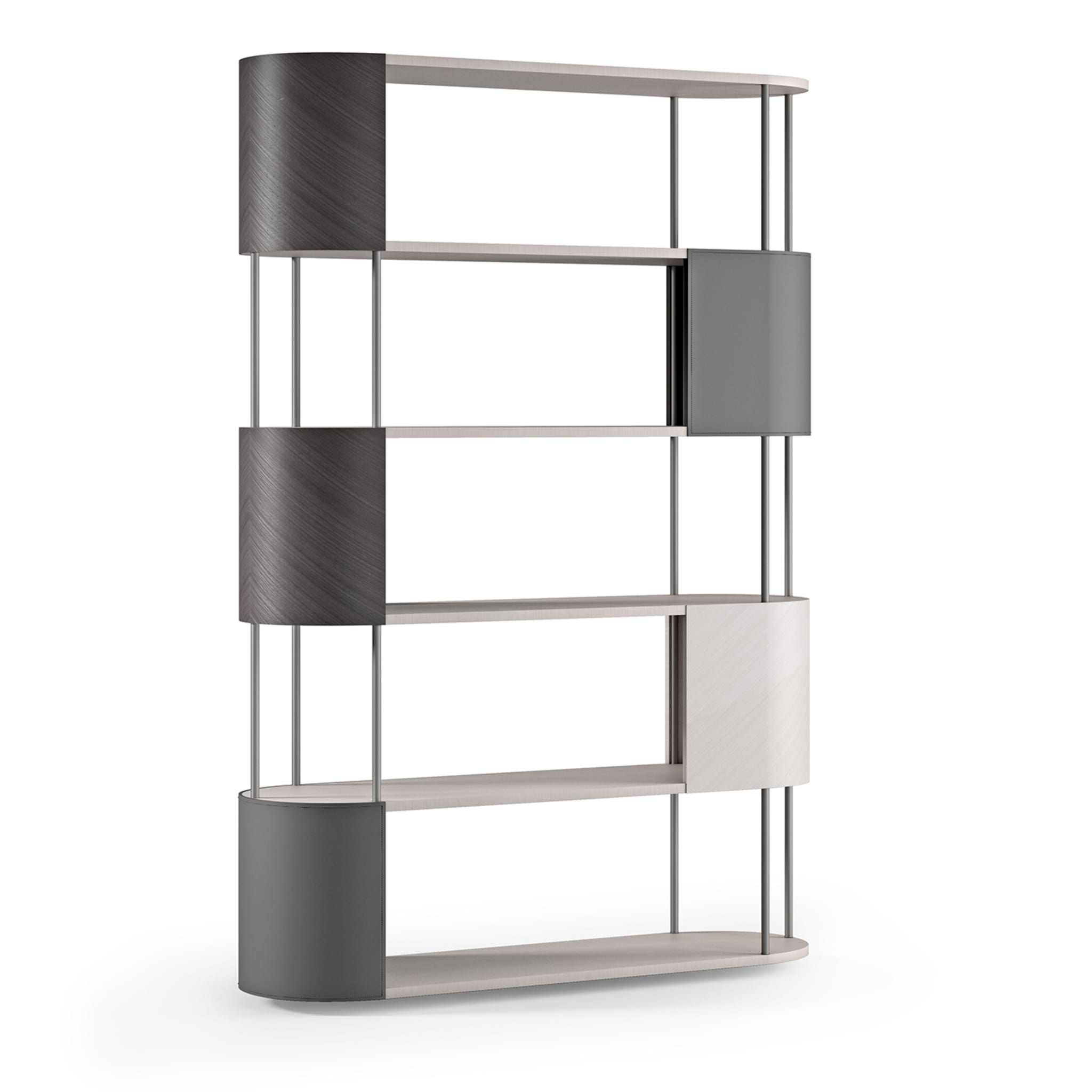 Gae Small Gray and White Modular Bookcase - Alternative view 1
