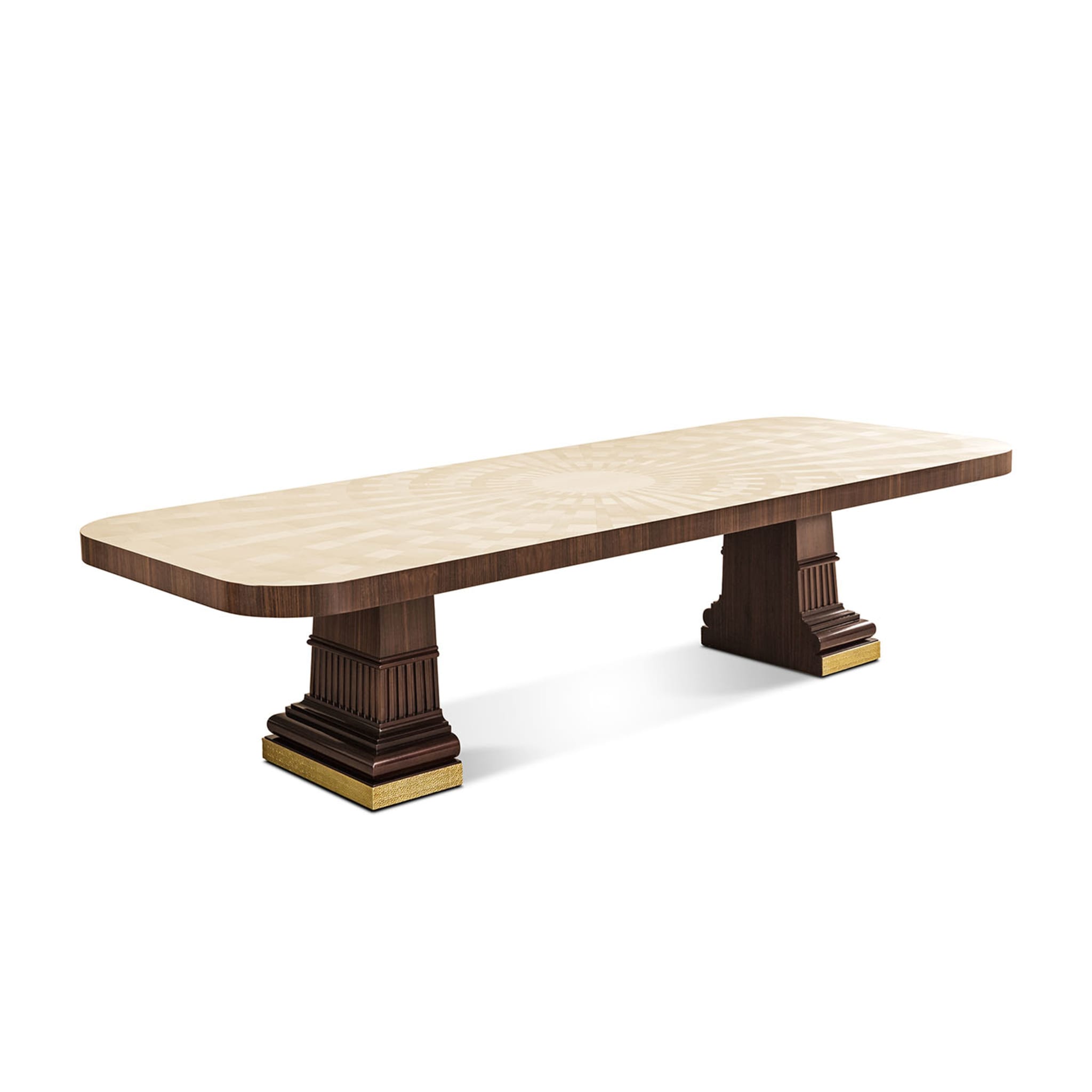 Rosewood And Mahogany Dining Table - Alternative view 1