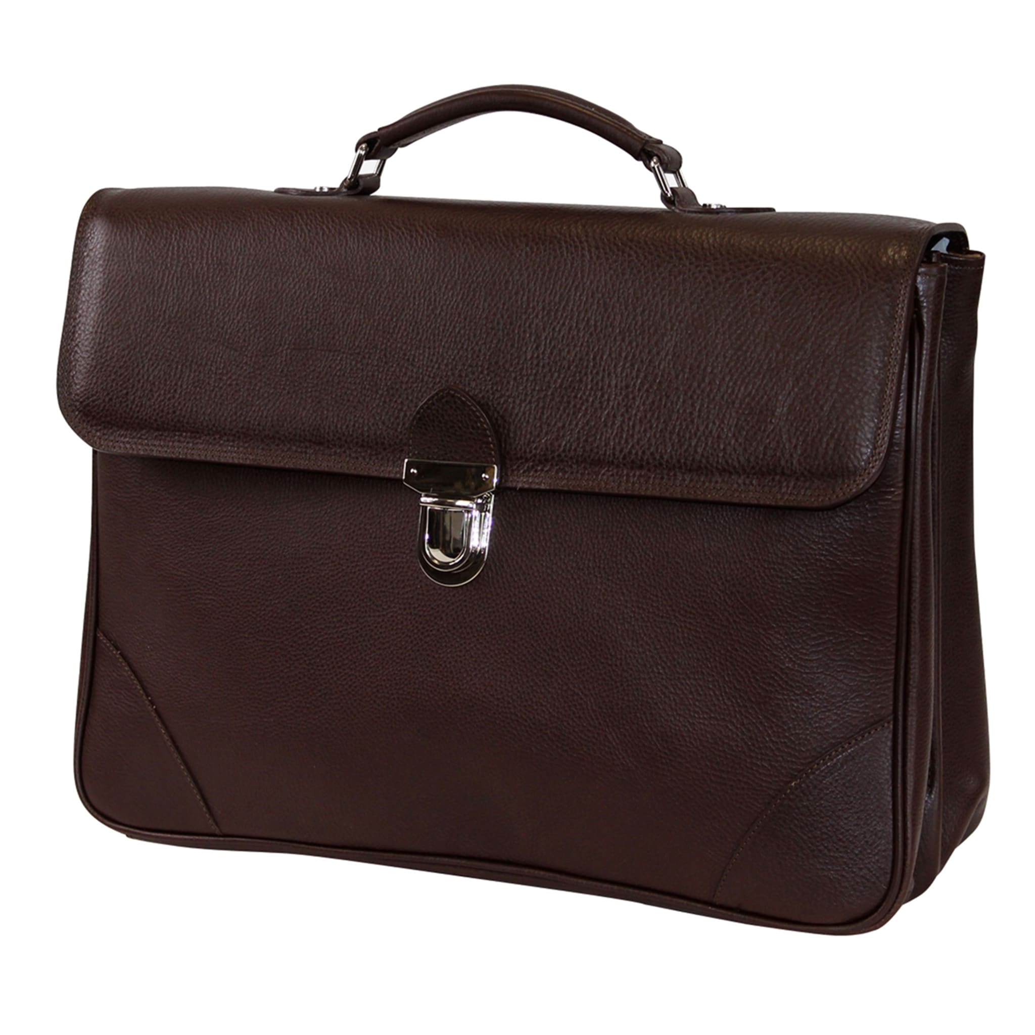 Medium Brown Briefcase - Main view
