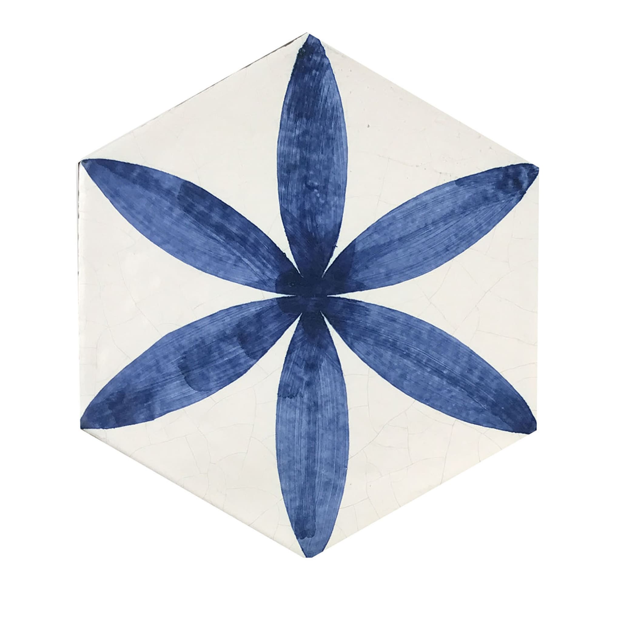 Daamè Set of 28 Hexagonal Blue Tiles #1 - Main view