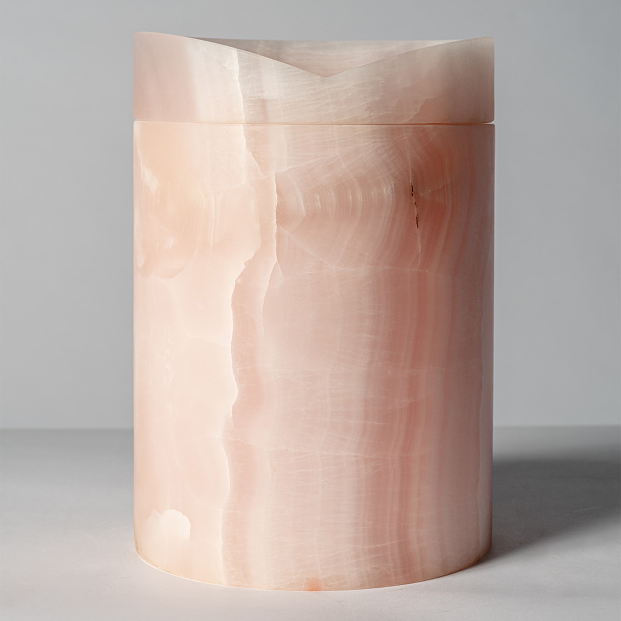 Here and Now Pink Onyx Vase #2 - Alternative view 1