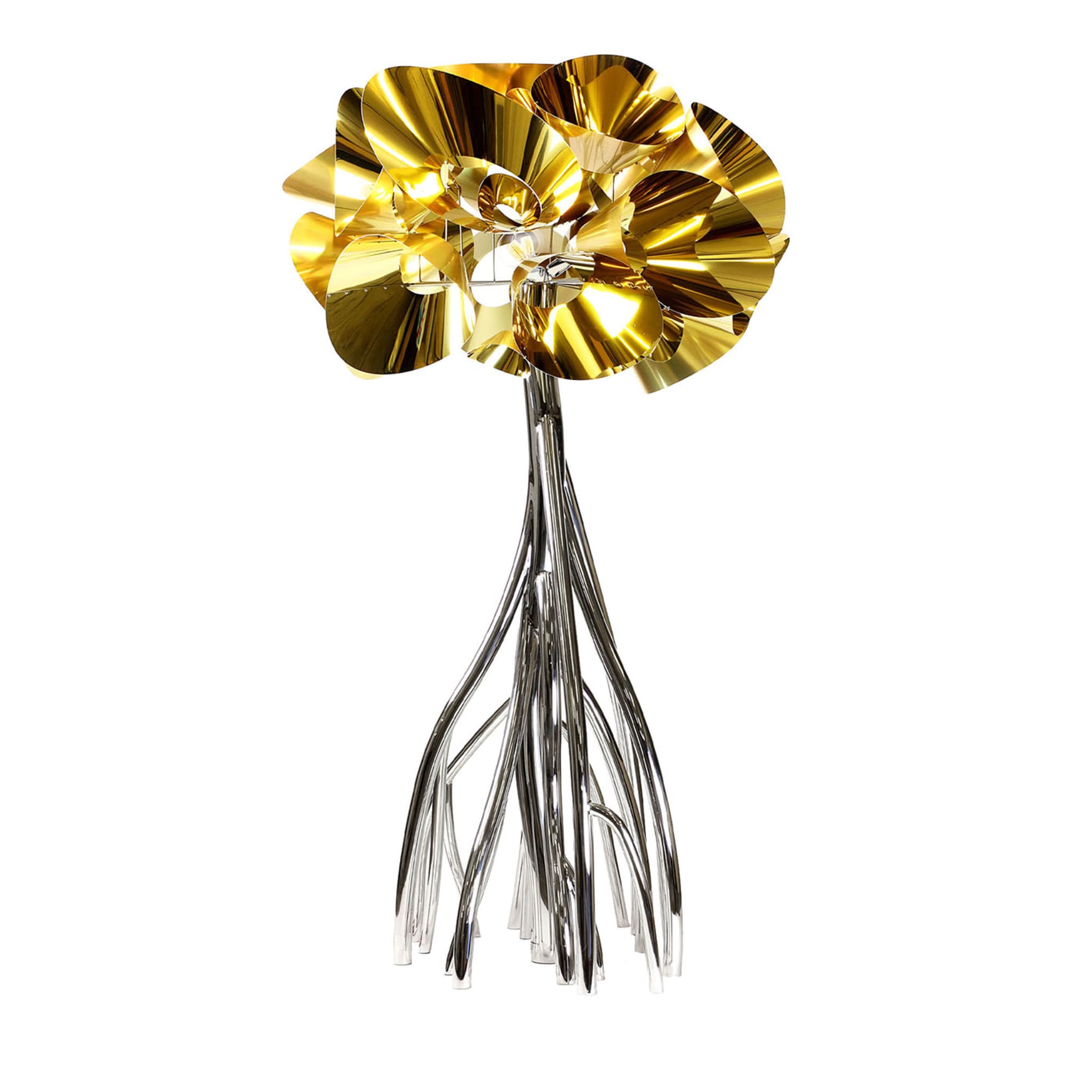Gold Mangrovia Em Flor Gold Floor Lamp - Vue principale
