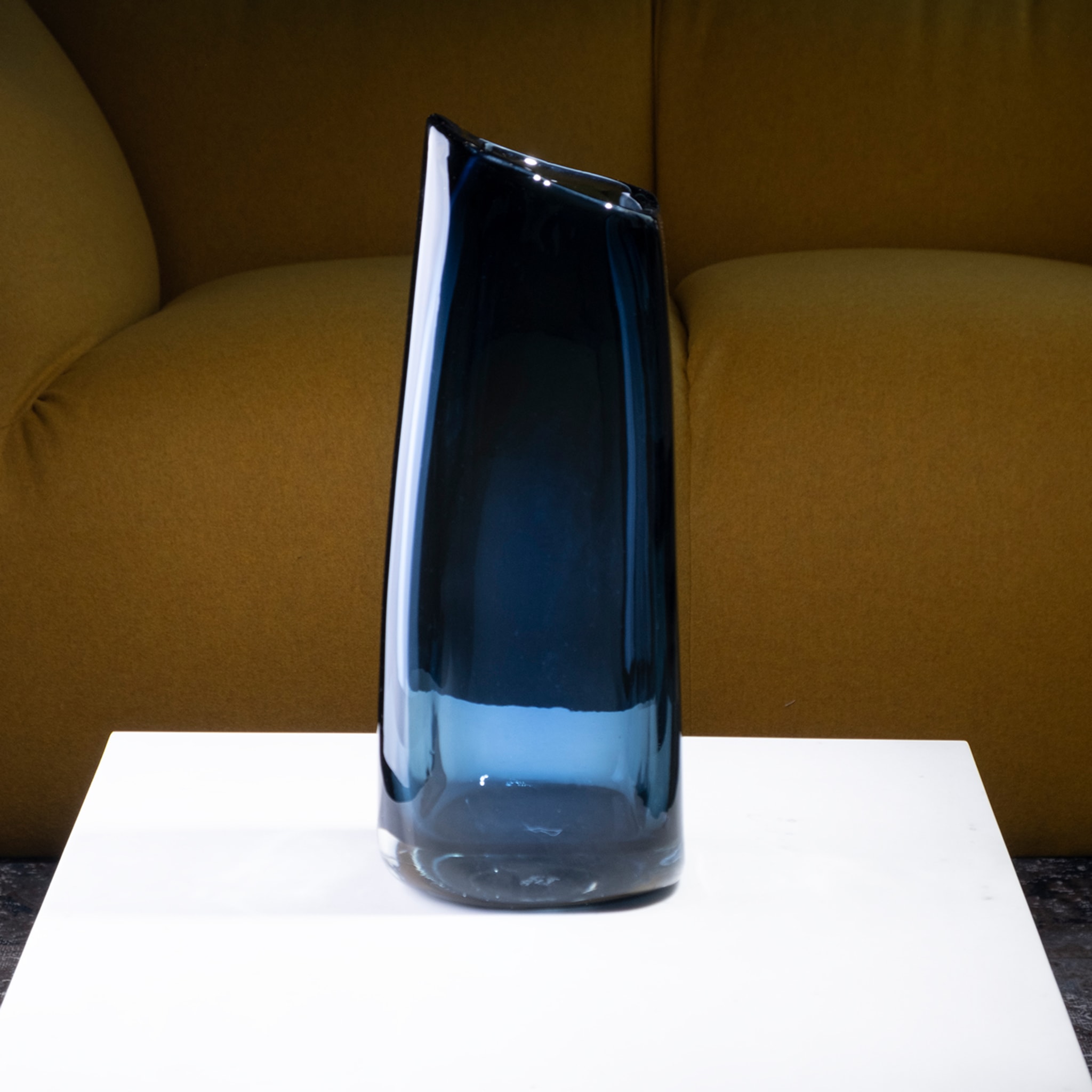 Vaso grande Trapezio - Blu profondo - Vista alternativa 2