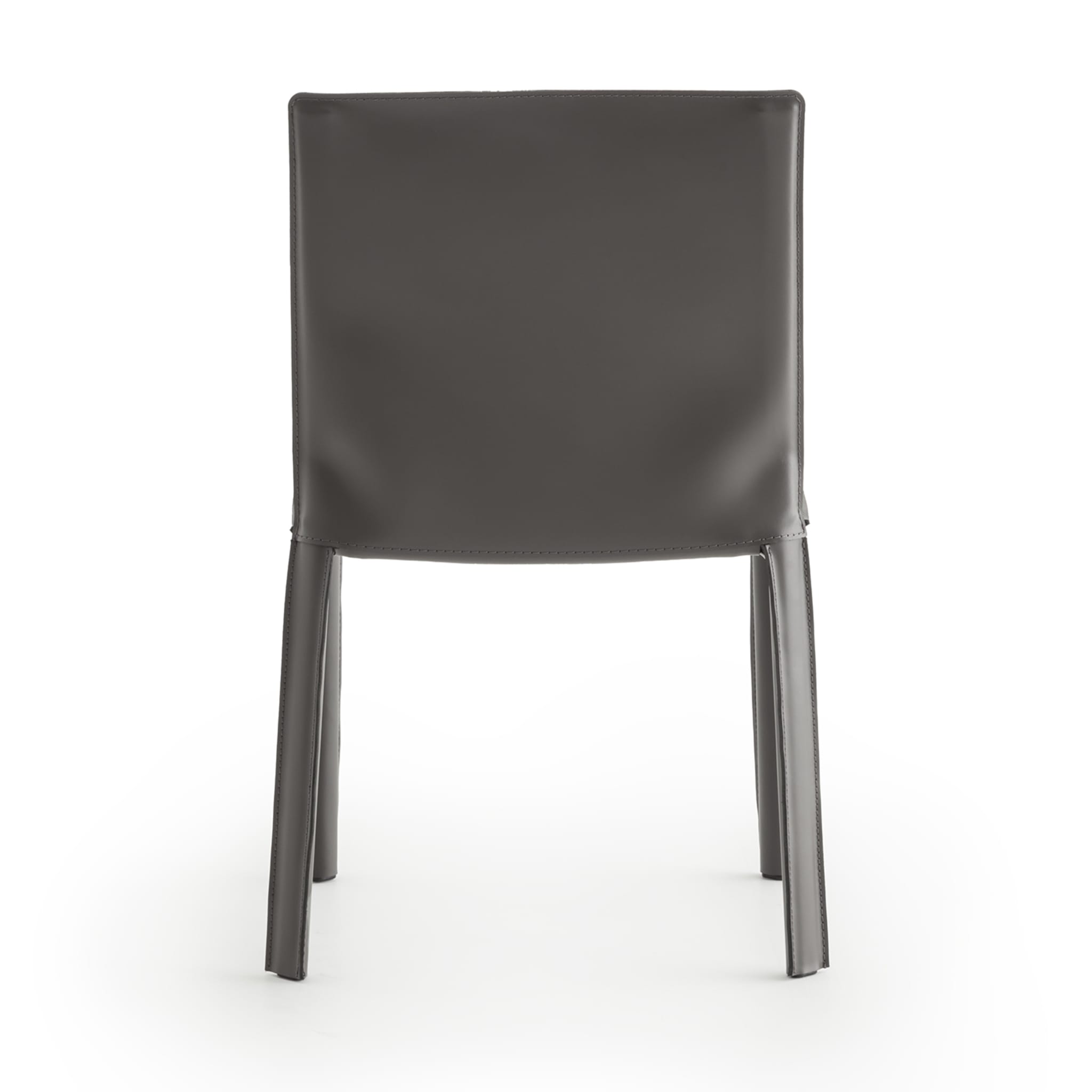 Jumpsuite Gray Leather Chair - Alternative view 4