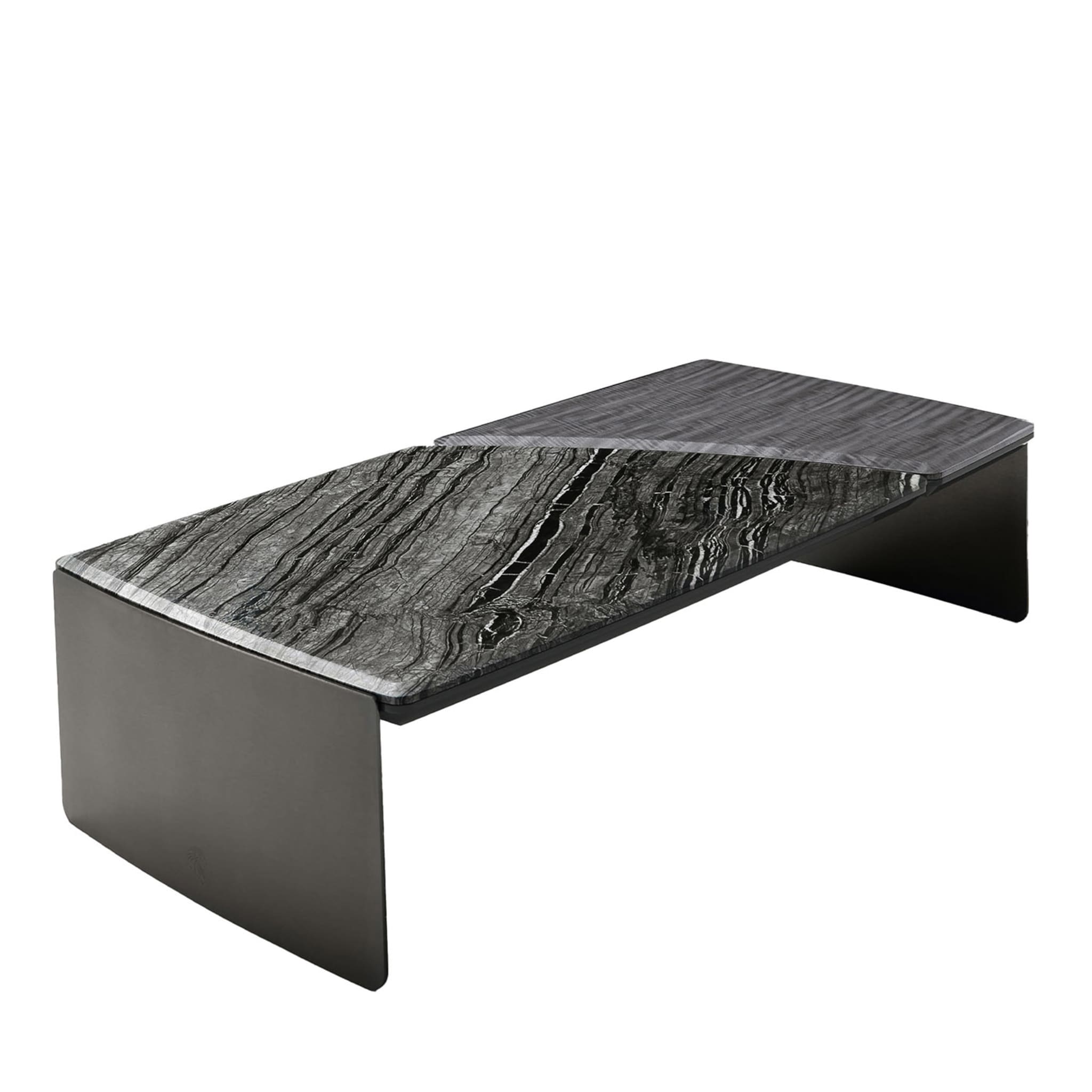 Table basse rectangulaire grise Mirage  - Vue principale