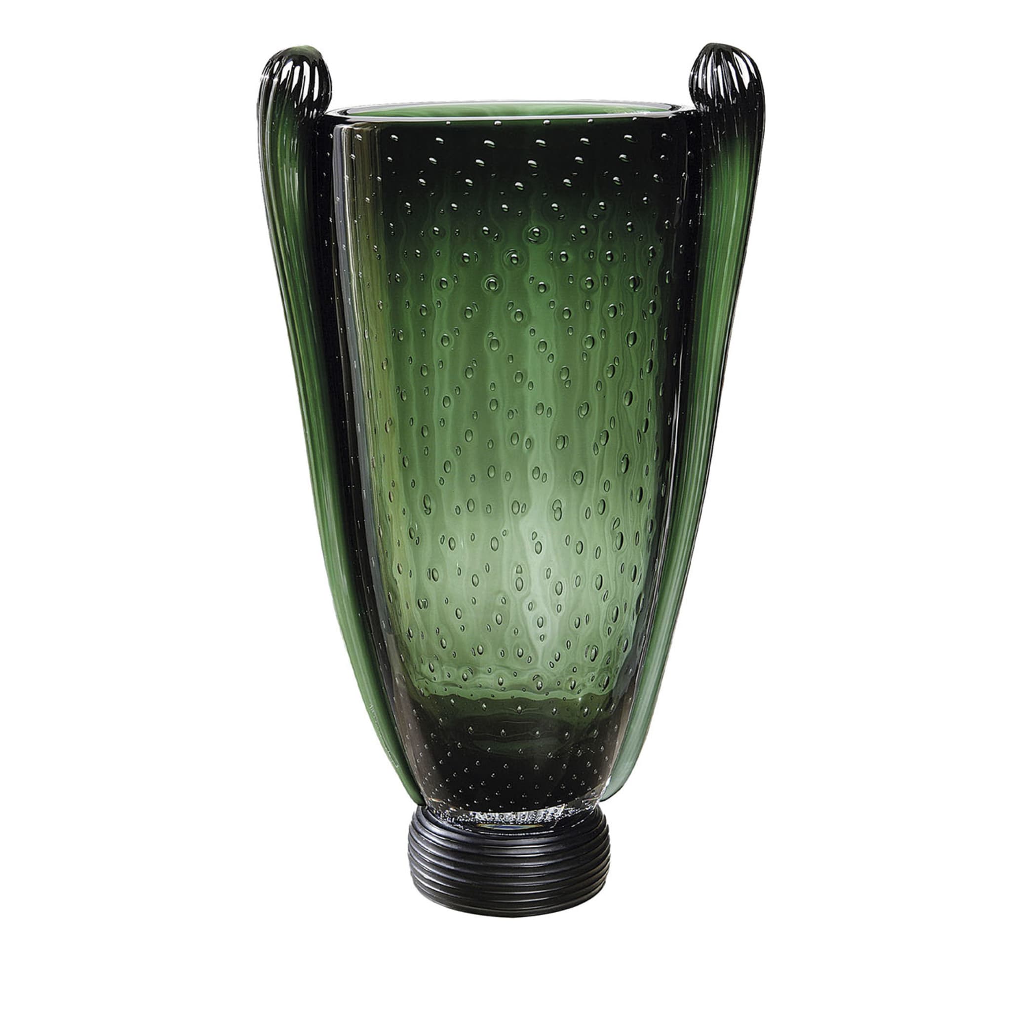 Vaso in vetro di Murano verde - Vista principale
