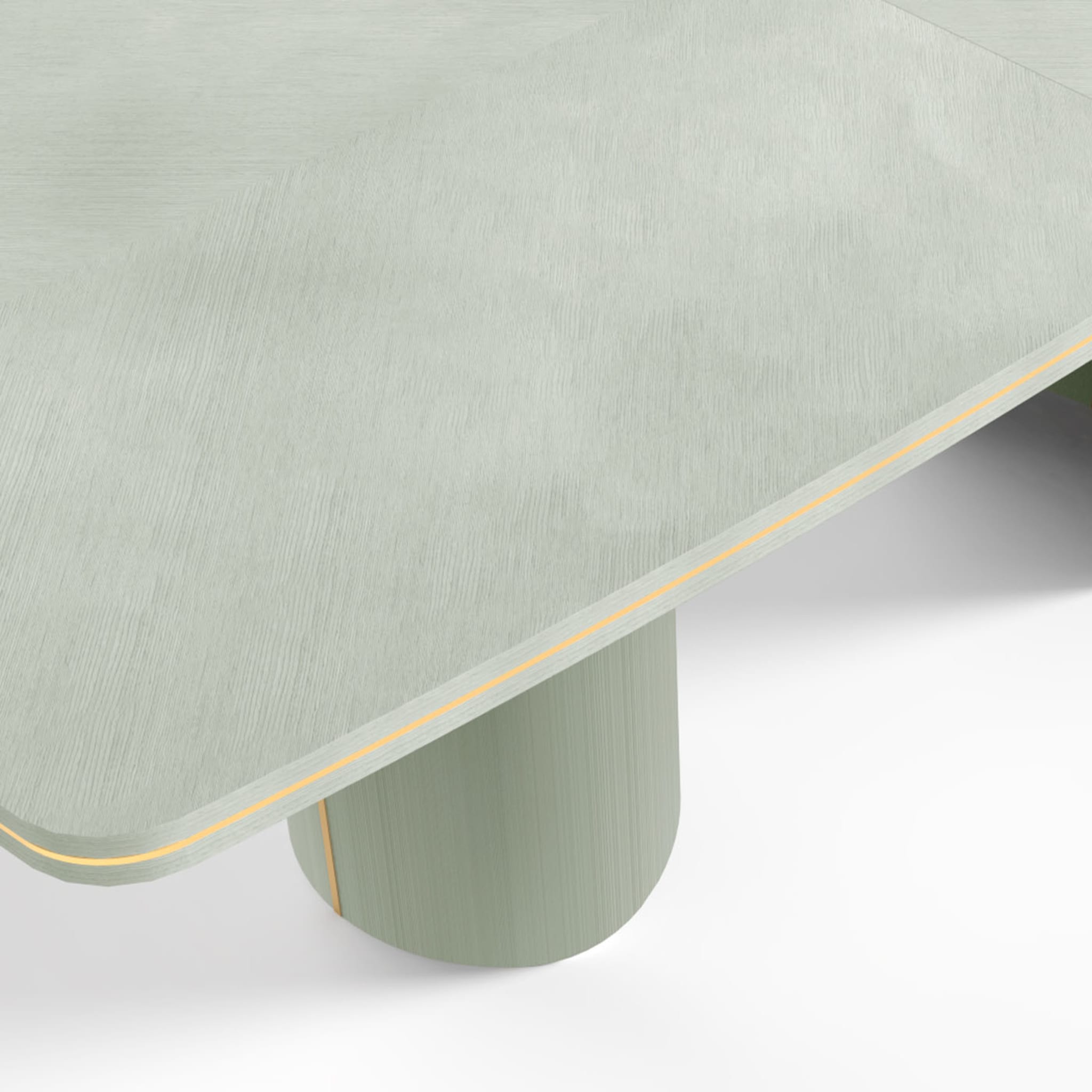 Edo Extendable Sage-Green Dining Table  - Alternative view 3