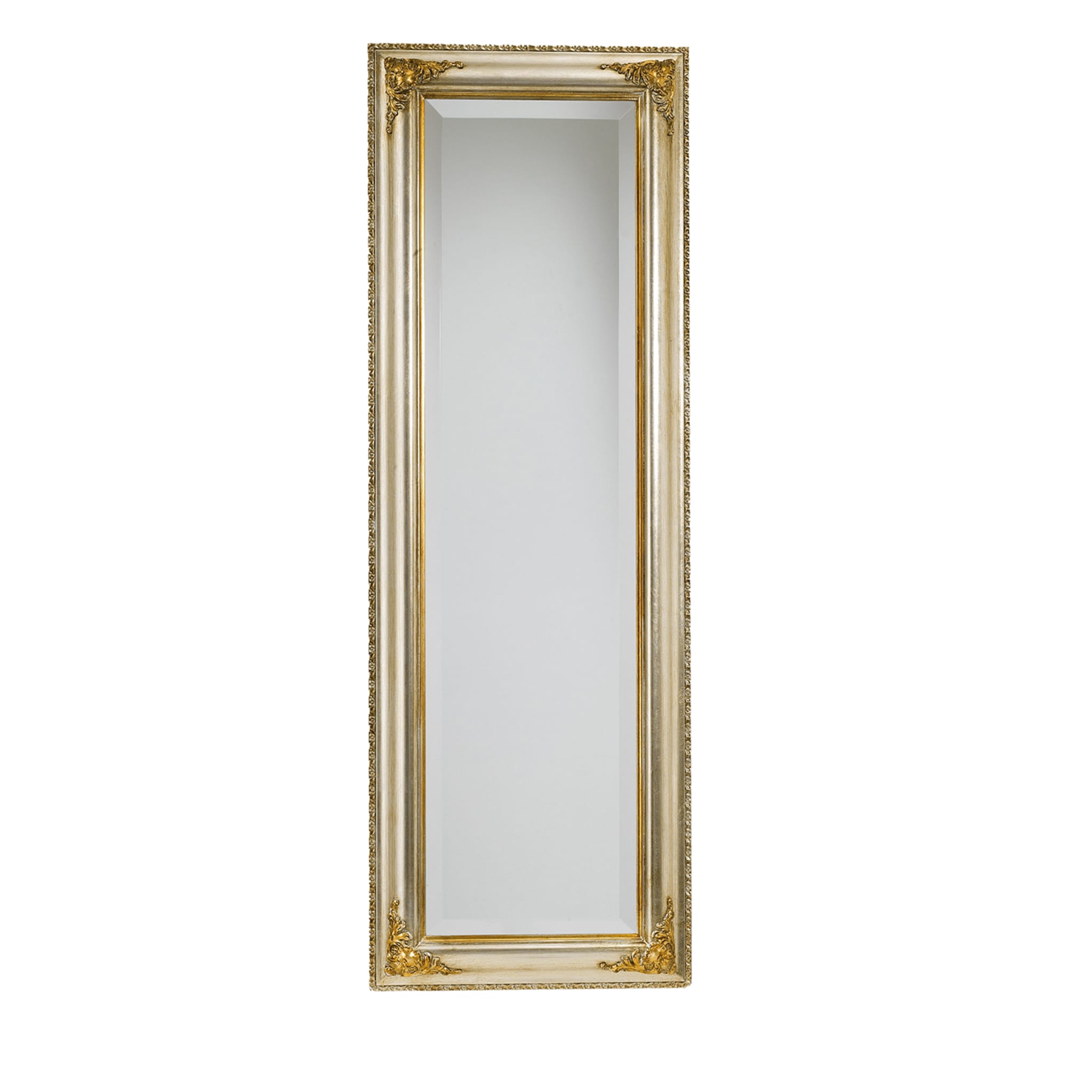 Matilde Classic-Style Mecca Silver Leaf Wall Mirror - Main view