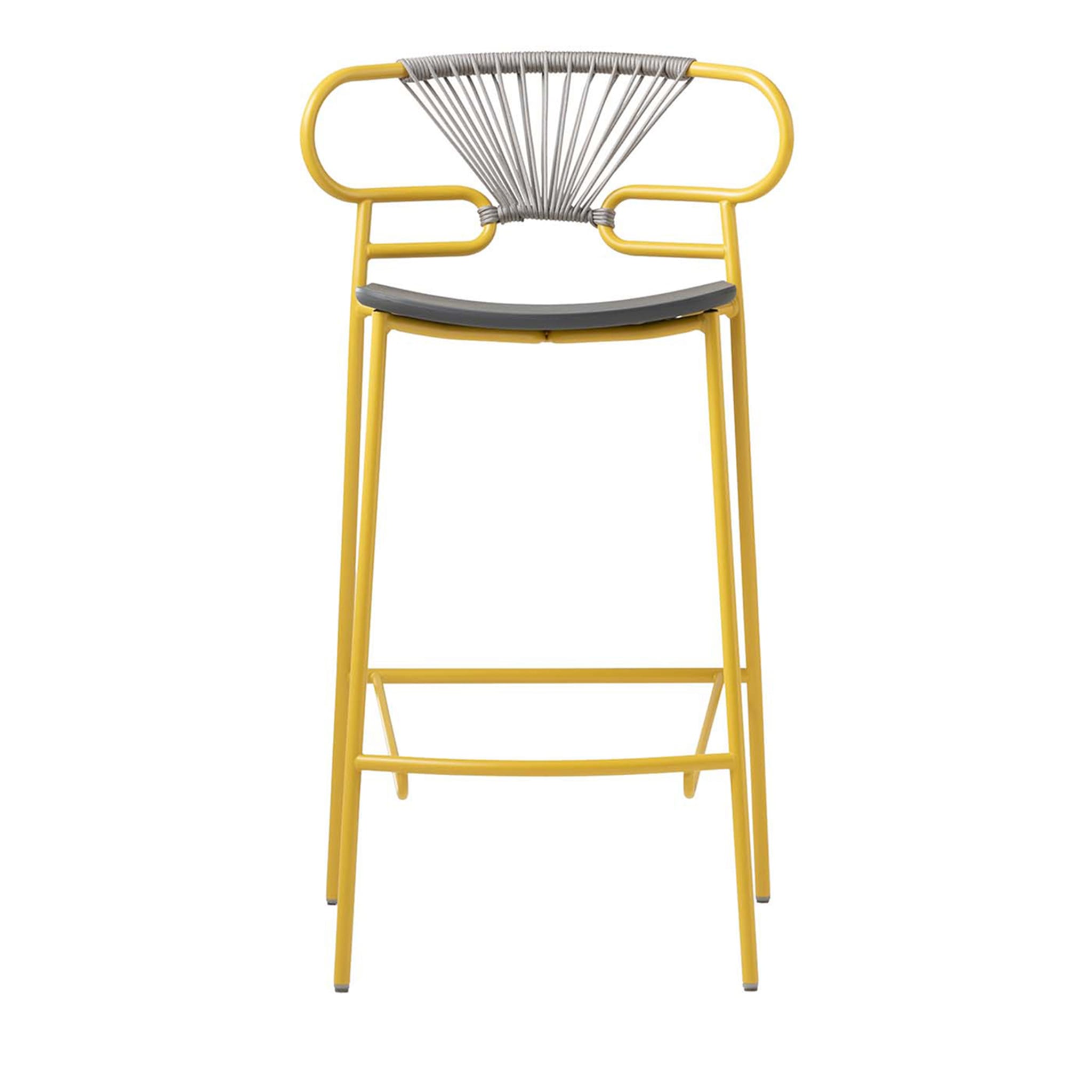 Genoa Yellow Stool by Cesare Ehr - Main view