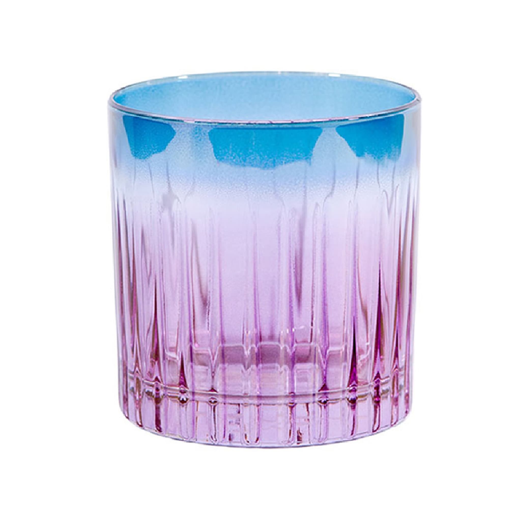 Domina Set of 2 Purple-To-Blue Tumbler Glasses - Main view