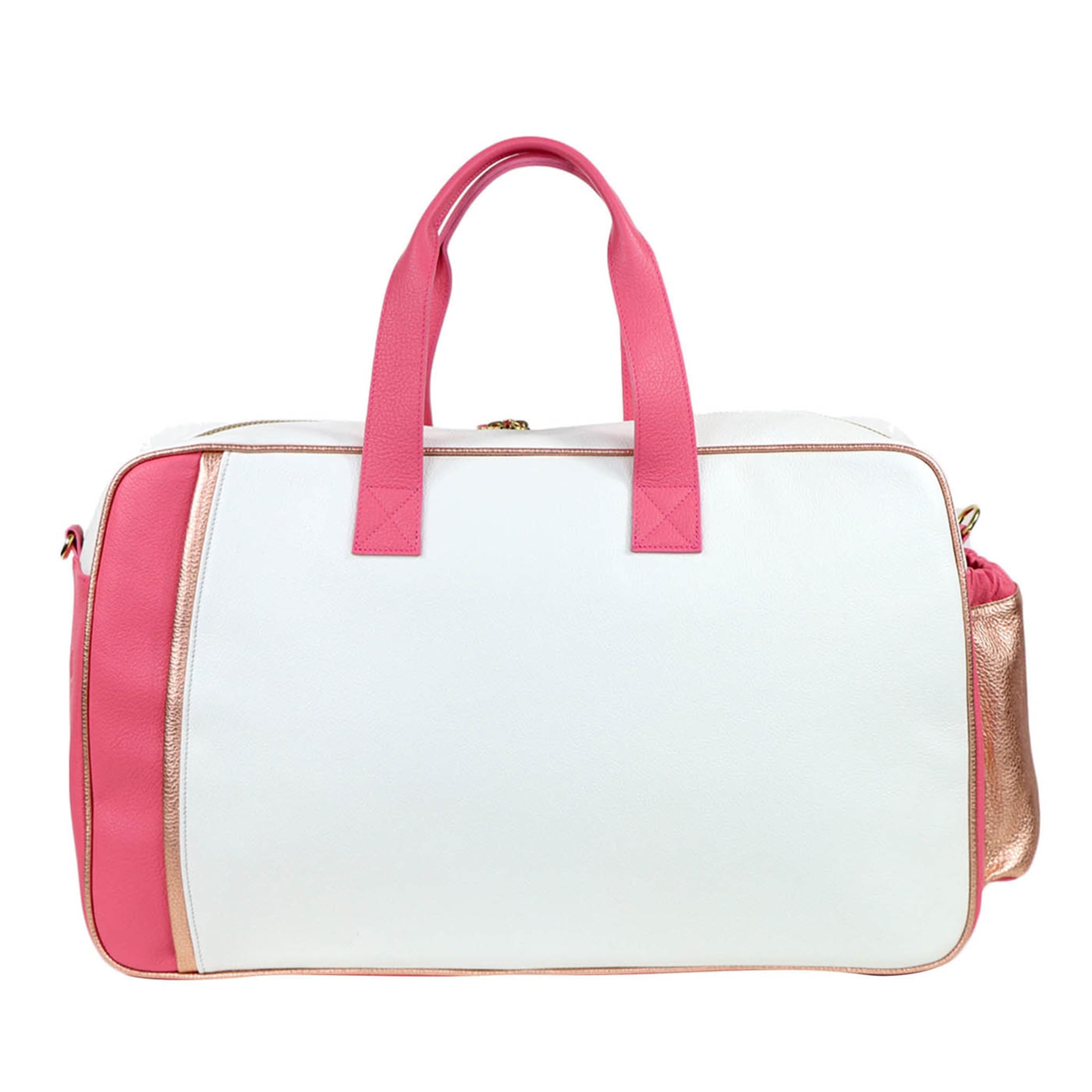 Sport White & Pink Duffle Bag - Main view