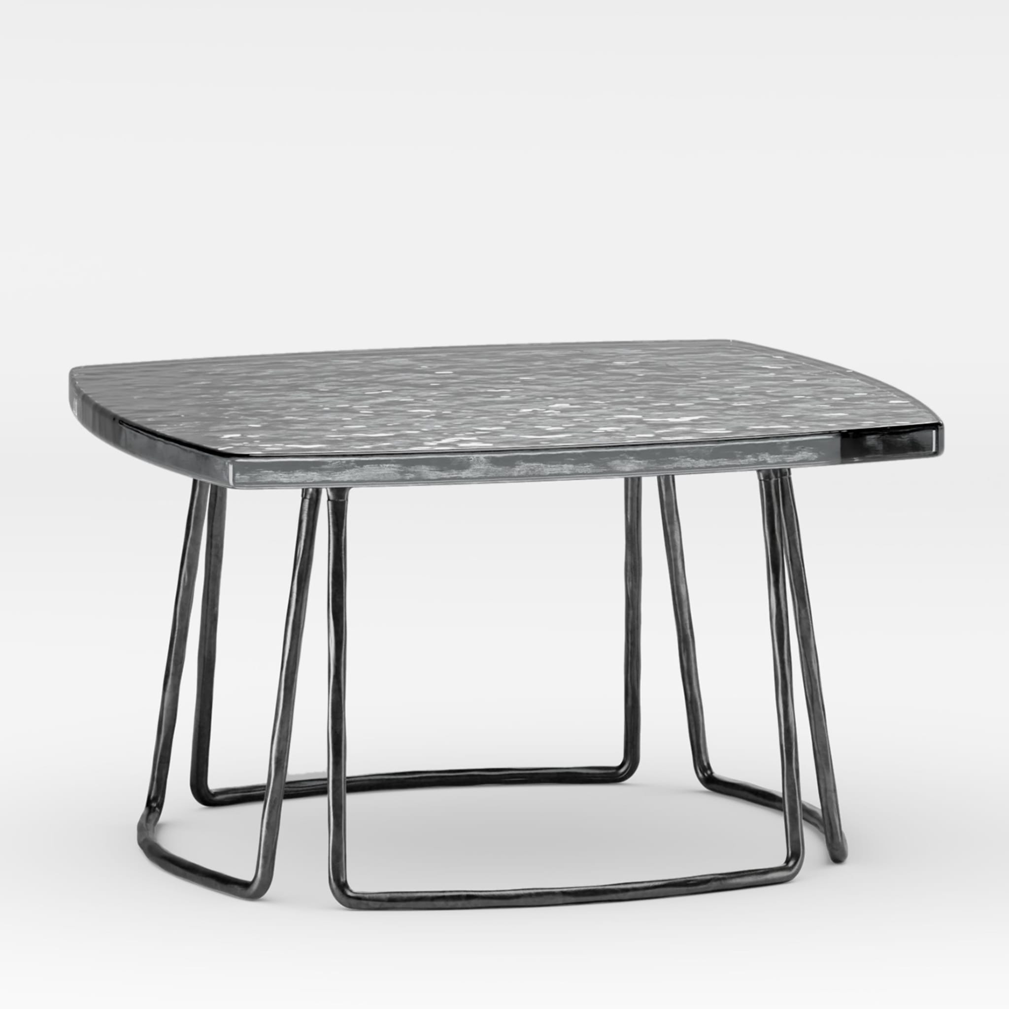 Type Small Silver Side Table by Stormo Studio - Alternative view 1