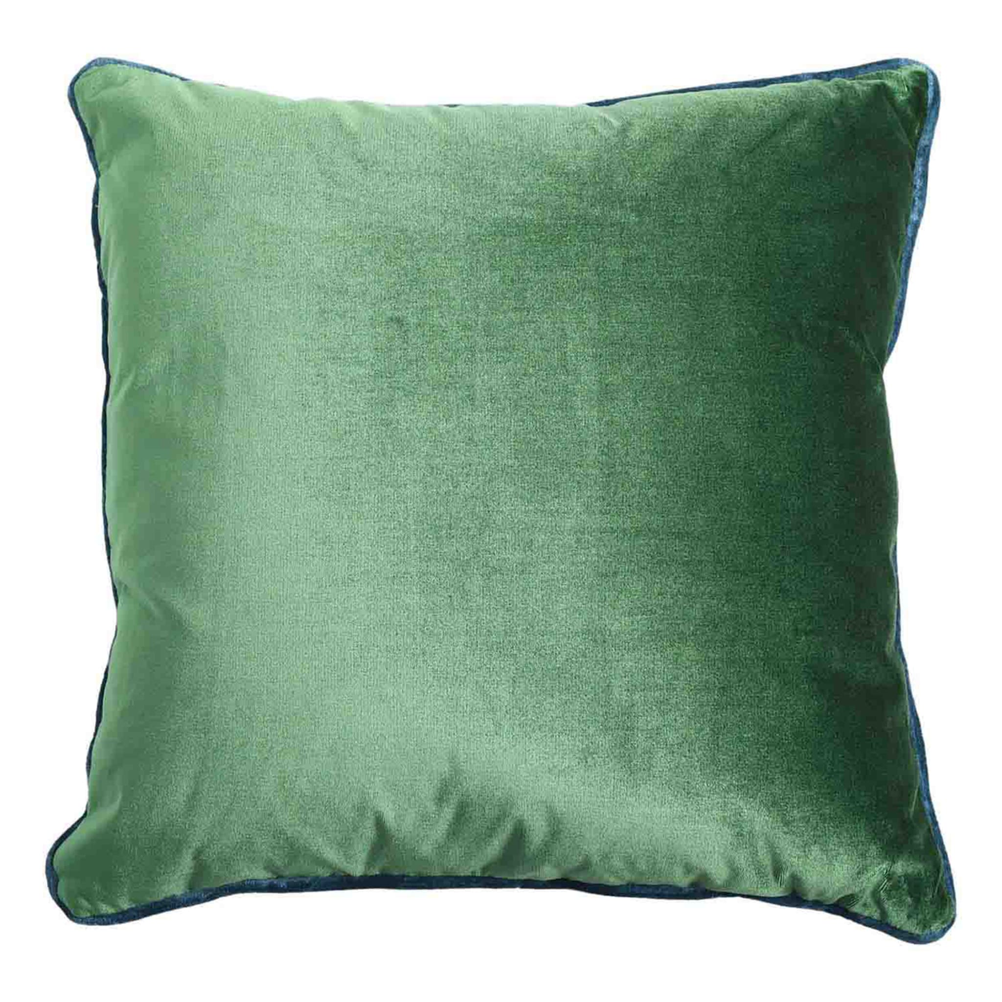 Carrè Cushion in jacquard fabric and Linen Velvet - Alternative view 1