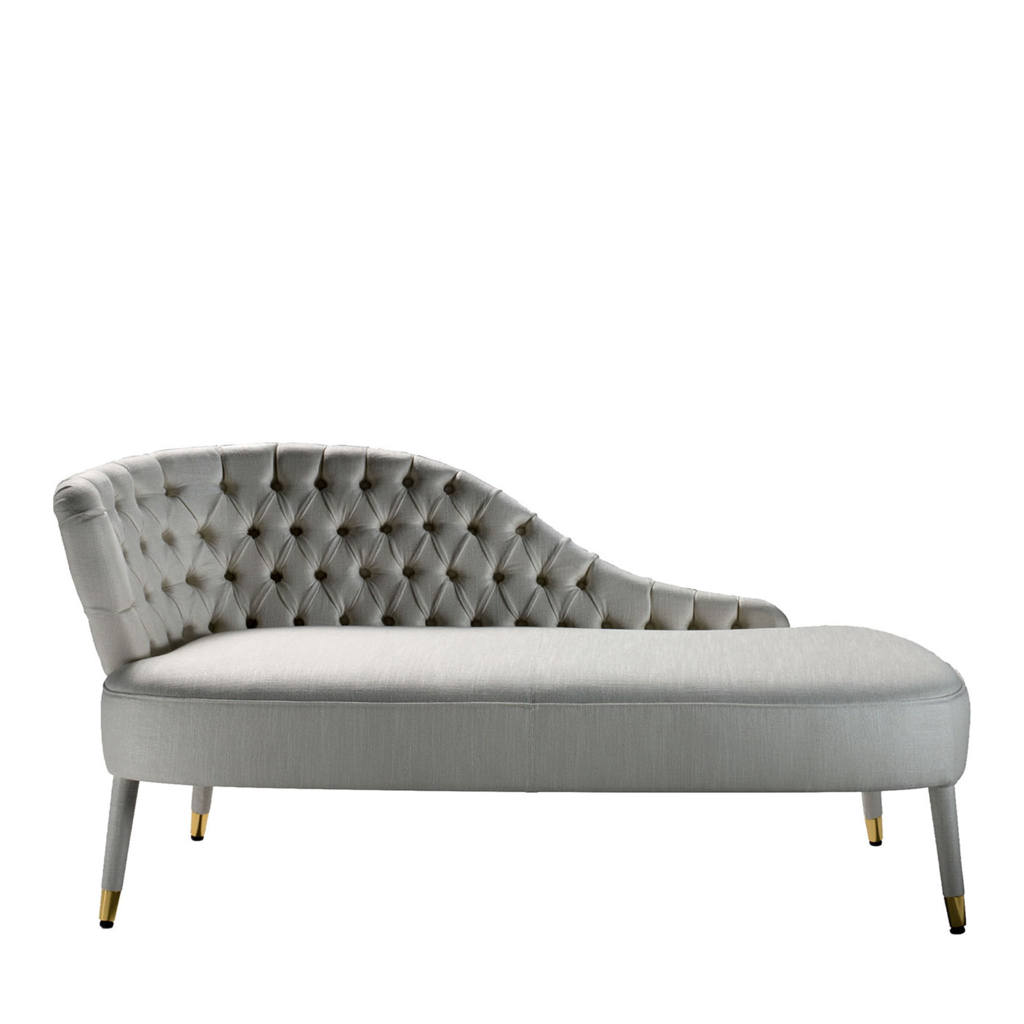 Penelope Asymmetrical Gray Sofa - Main view