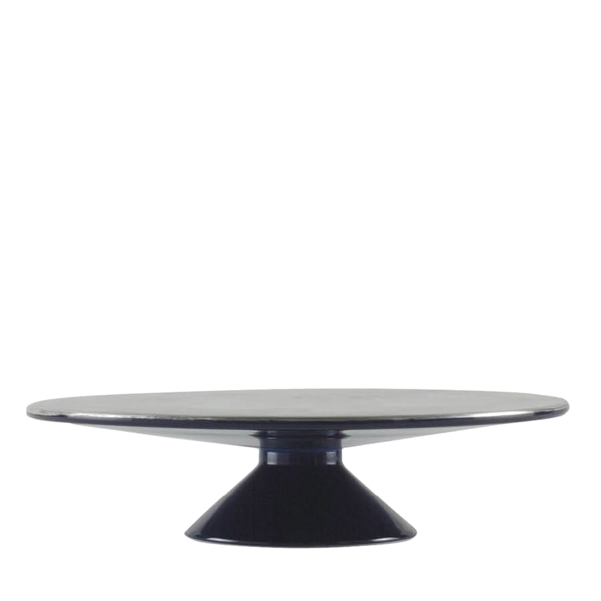 Gluck Blue &amp; Silvery Cake Stand by Linde Burkhardt - Vue principale