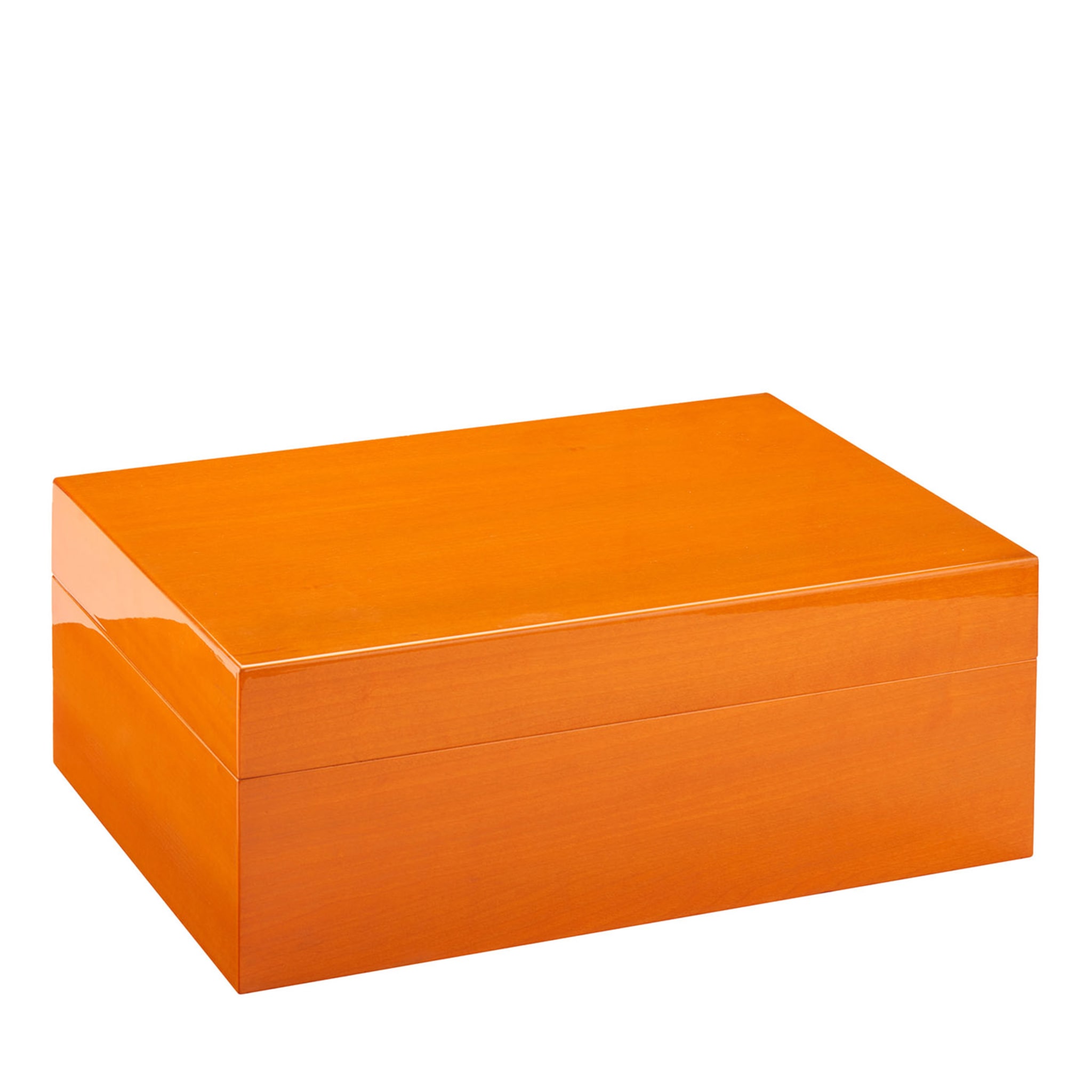 Caja de puros Roma naranja grande - Vista principal
