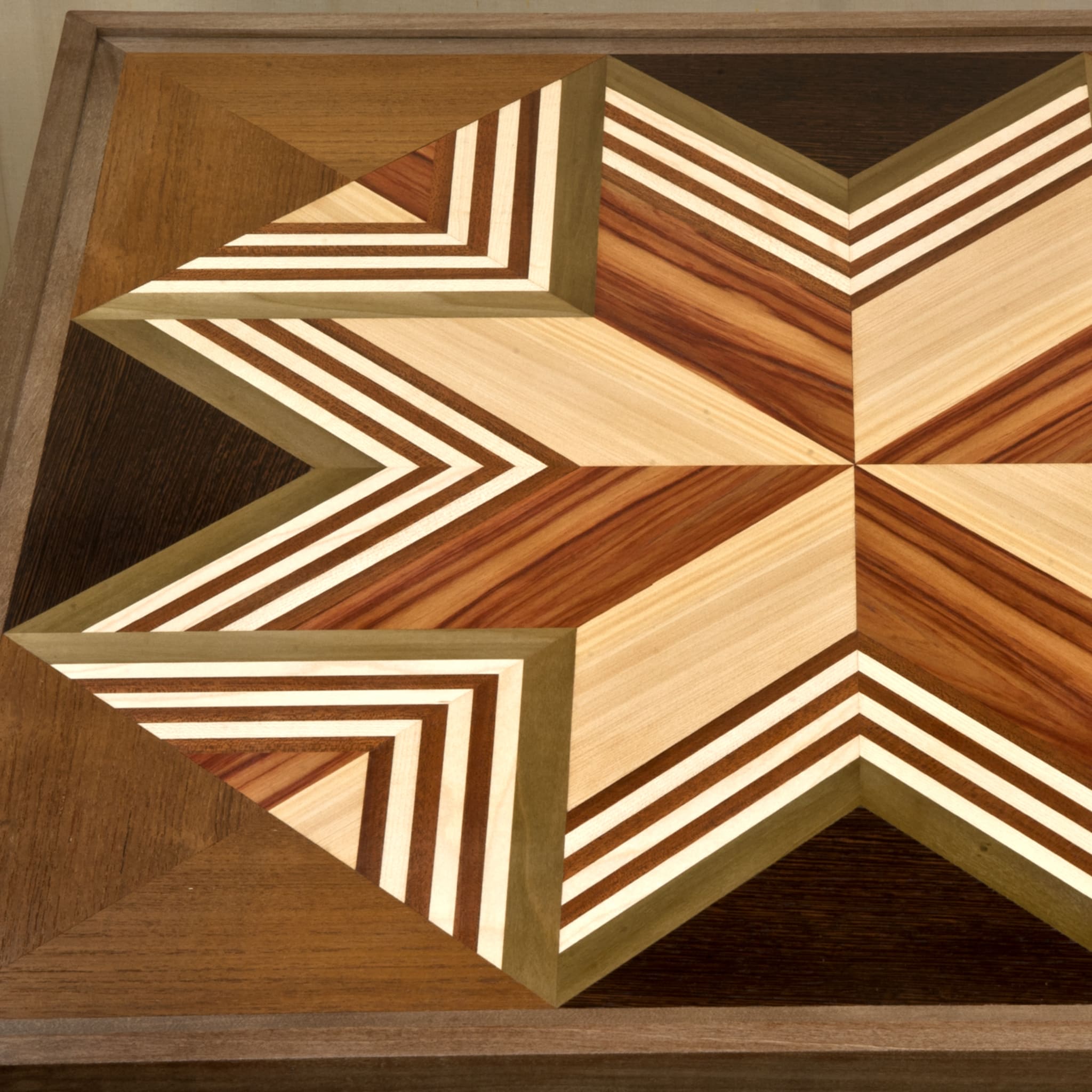 Renaissance-Style Marquetry Wheeled Coffee Table #1 - Alternative view 1