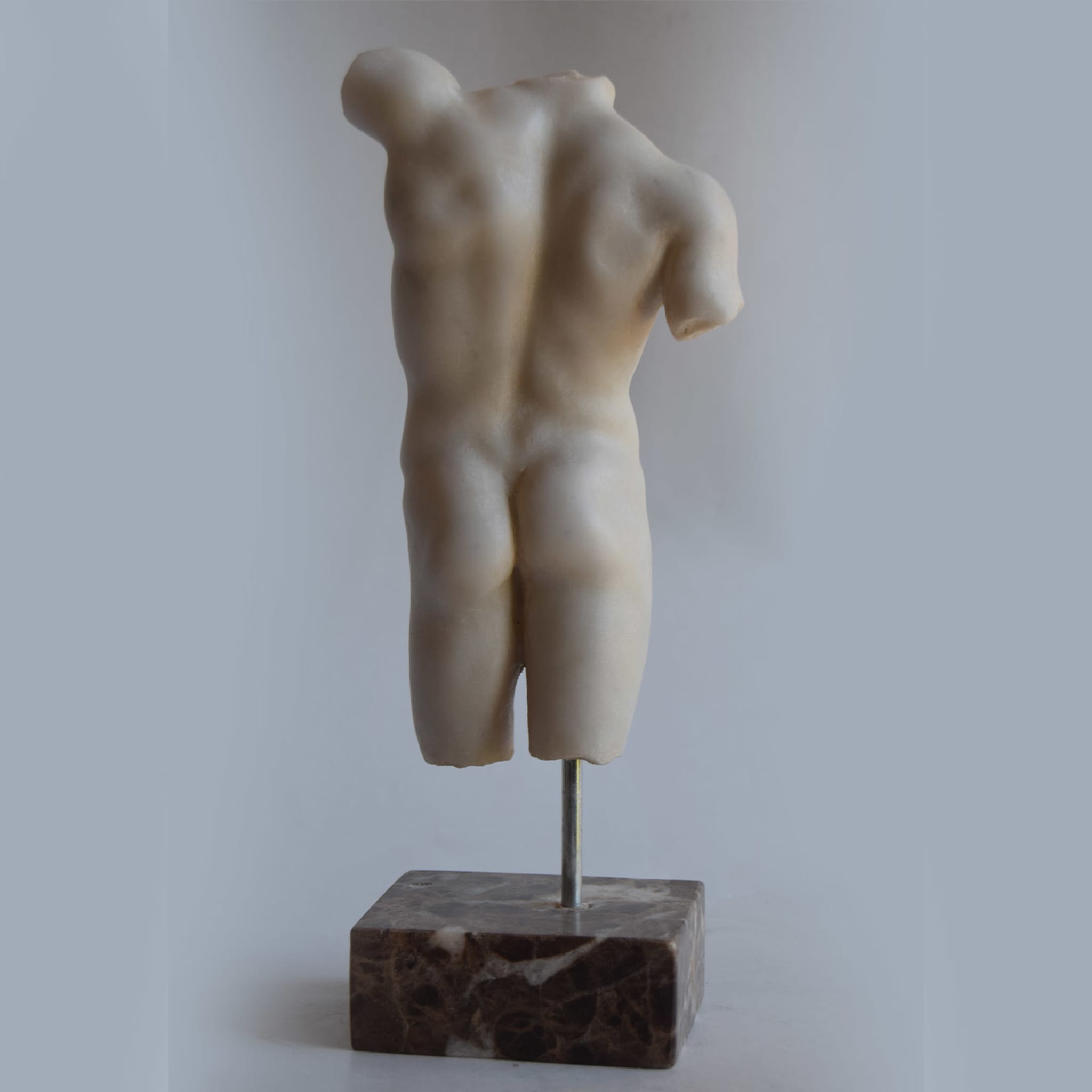 Small Marble Male Torso Sculpture - Alternative view 1