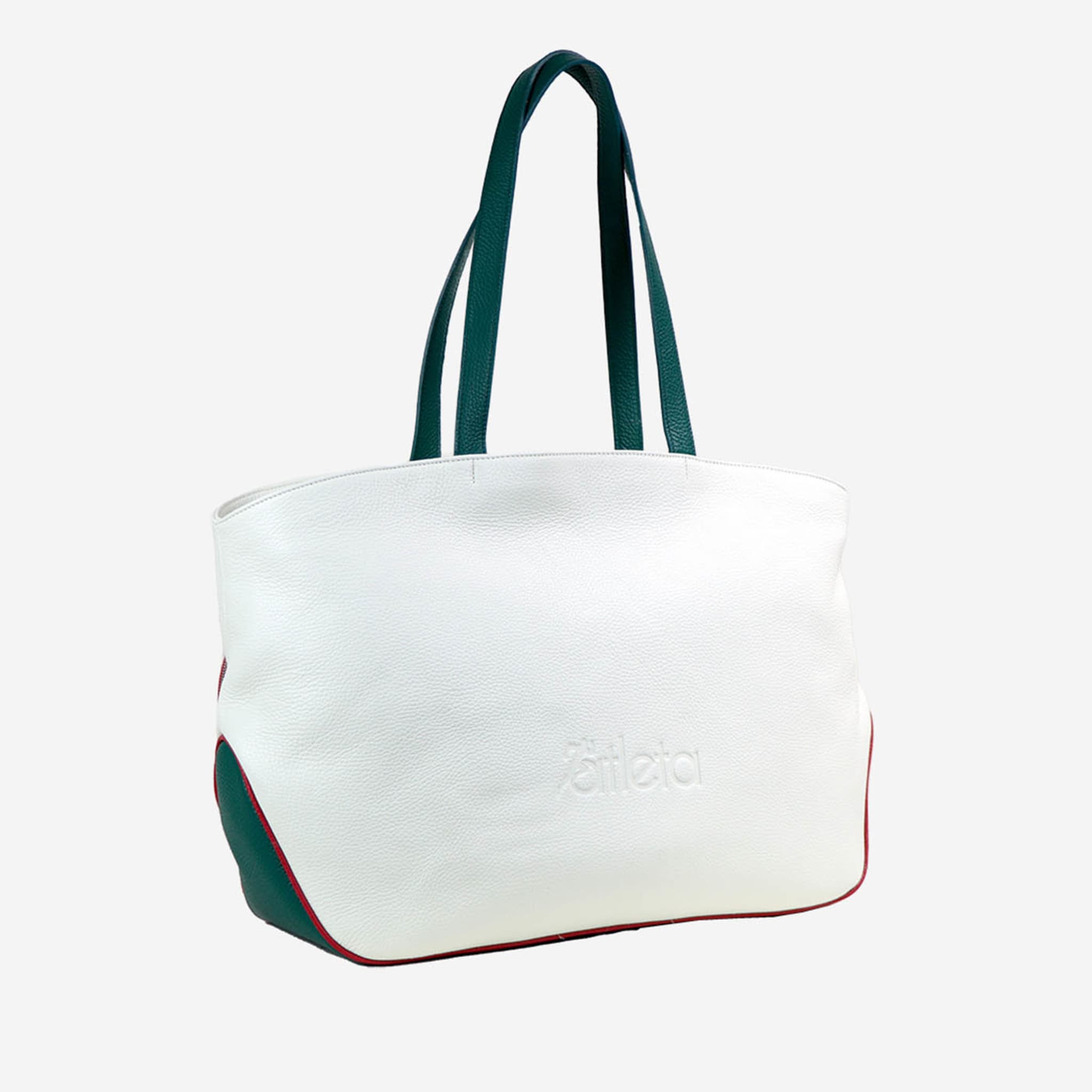 Sport White & Red Bag with Tennis-Racket-Shaped Pocket - Alternative view 4