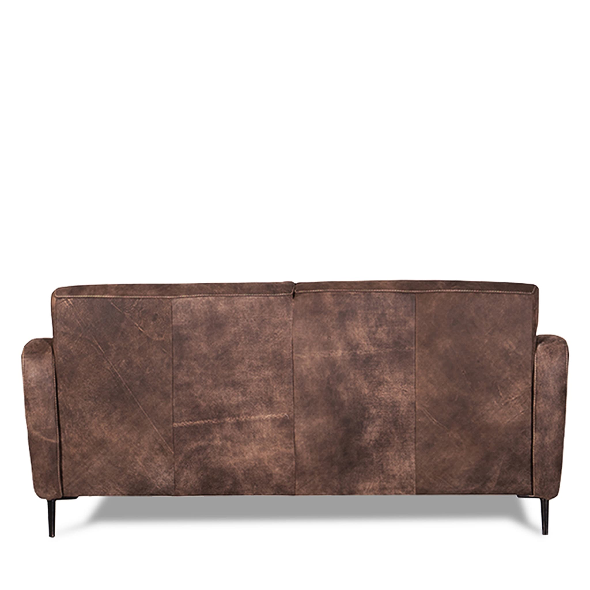 Fonzie Brown Leather 2-Seater Sofa Tribeca Collection - Alternative view 3