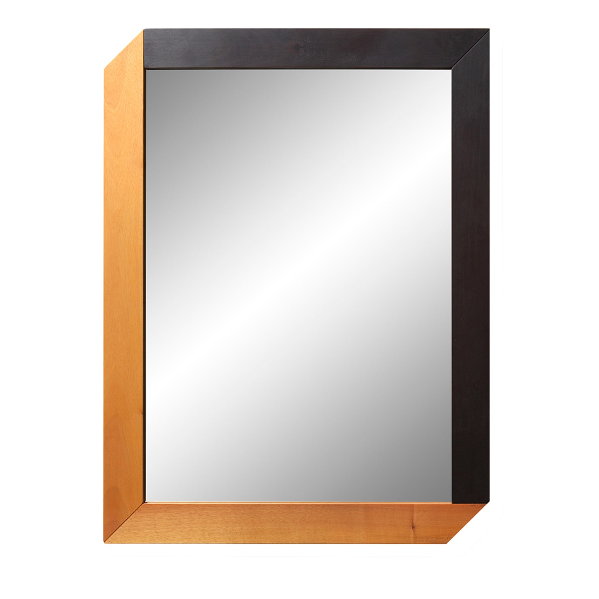 Tusa.83 Specchio in noce bicolore di Giulio Iacchetti - Vista principale