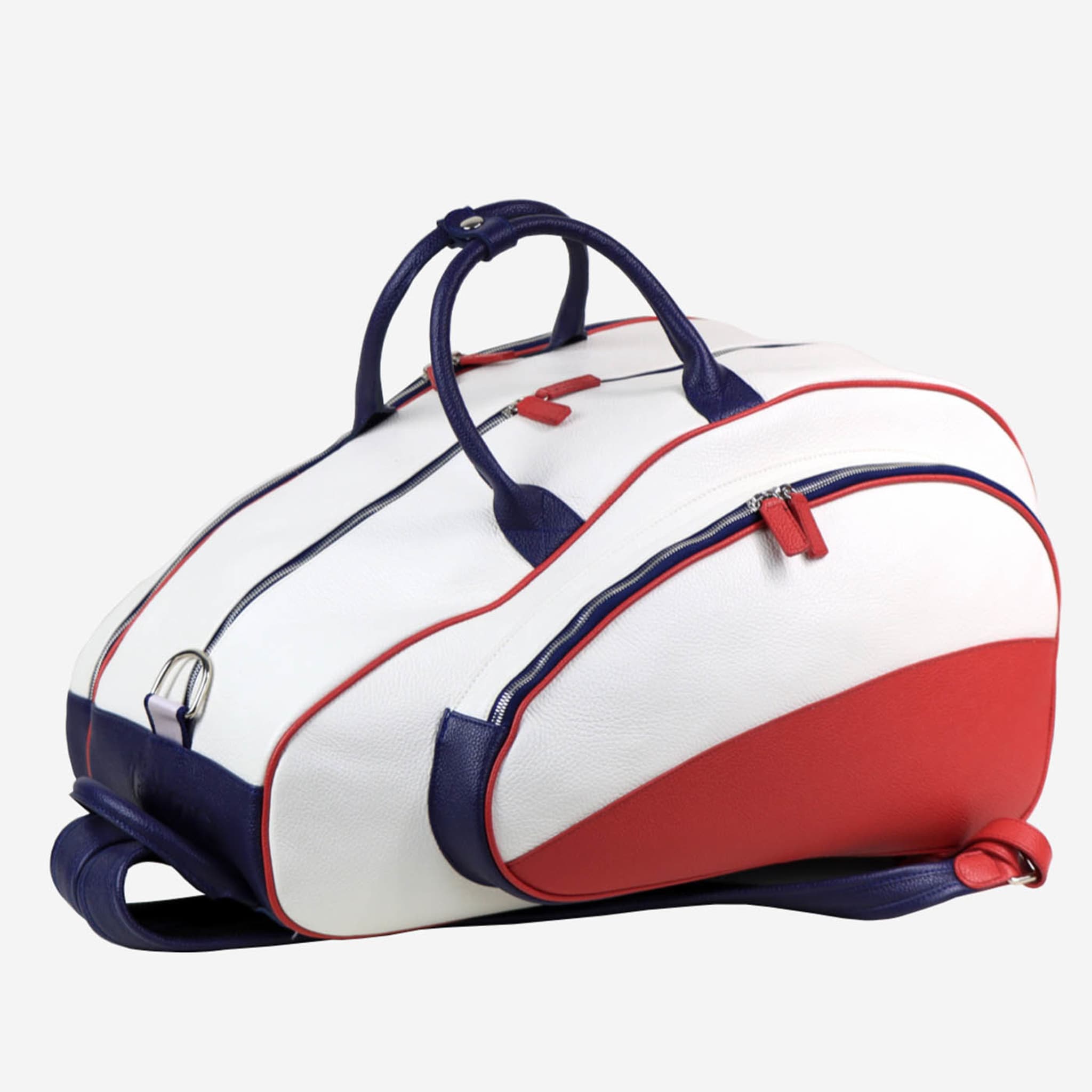 Large White/Blue/Red Padel and Pickleball Backpack - Alternative view 1